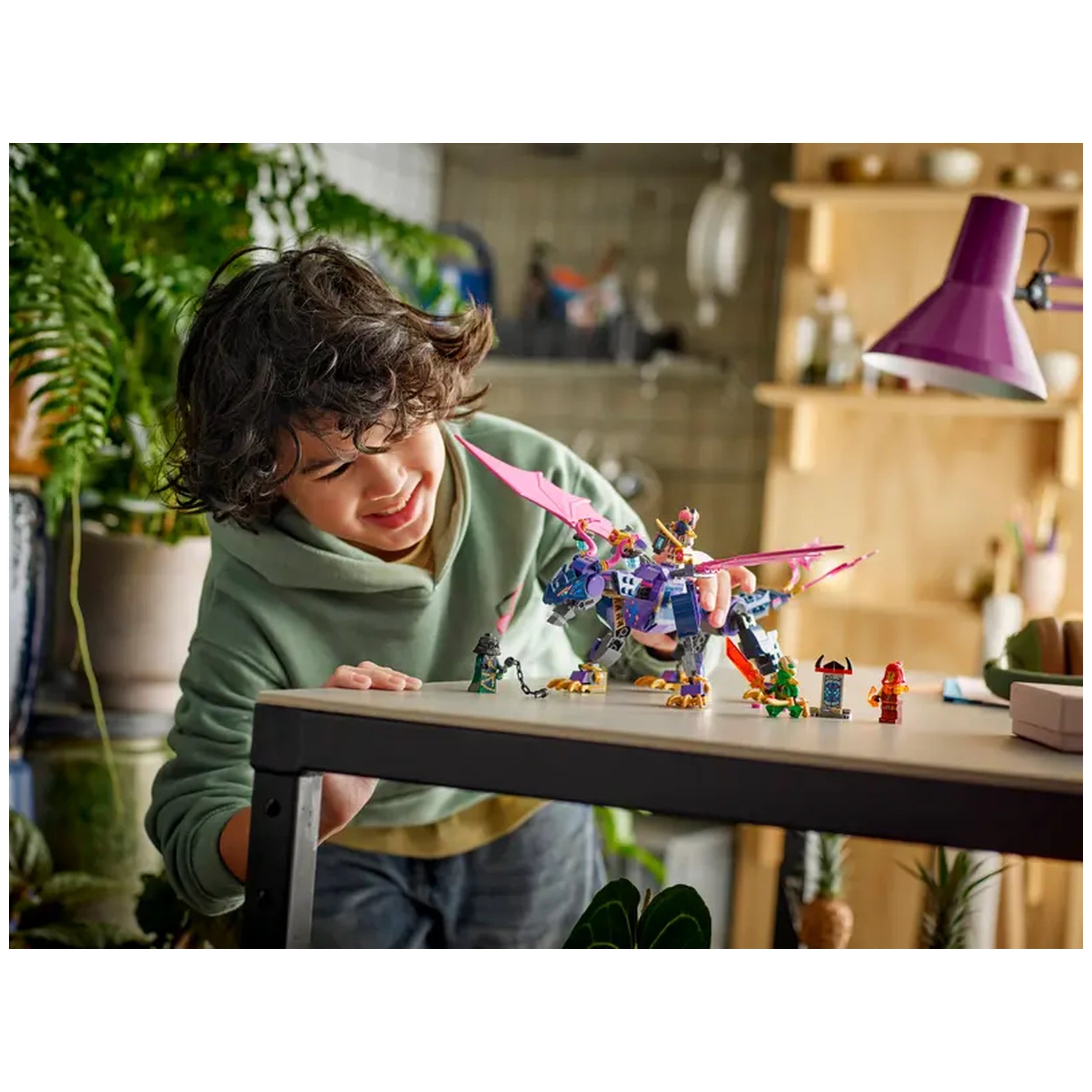LEGO - Rontu el Dragón Maestro - Figuras de Acción y Juguetes