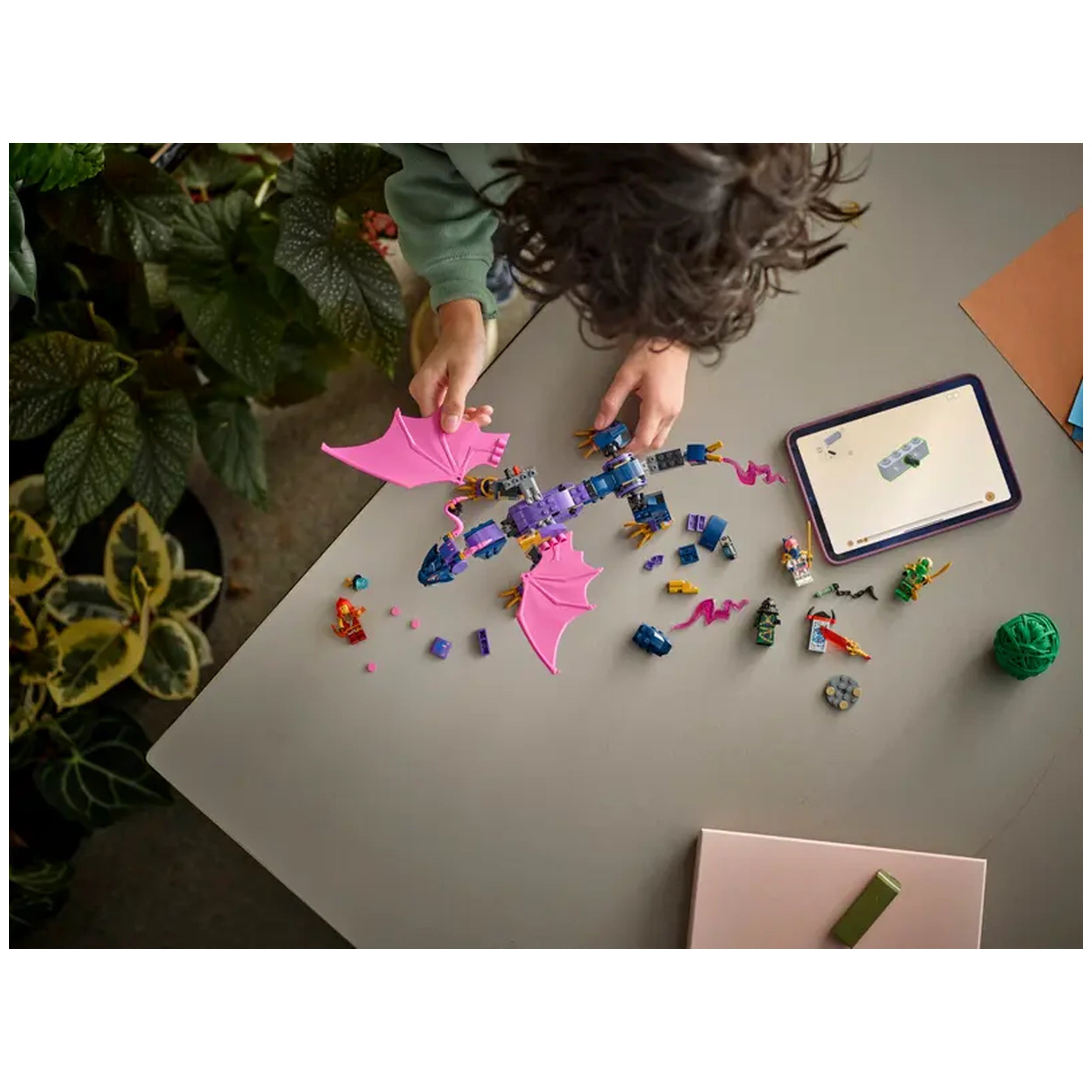 LEGO - Rontu el Dragón Maestro - Figuras de Acción y Juguetes