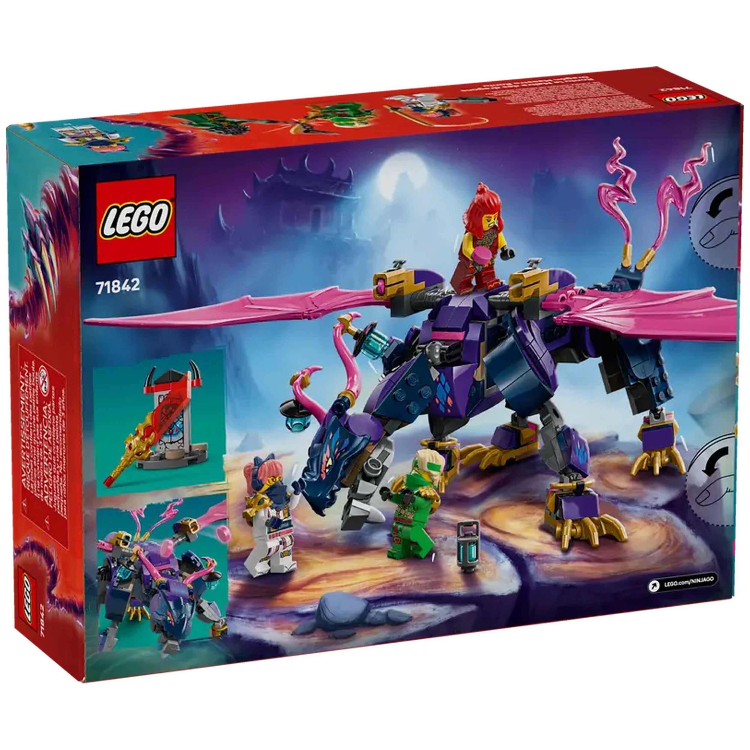 LEGO - Rontu el Dragón Maestro - Figuras de Acción y Juguetes
