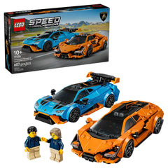 LEGO - Speed Champions Lamborghini Revuelto y Huracán STO - Figuras de Acción y Juguetes