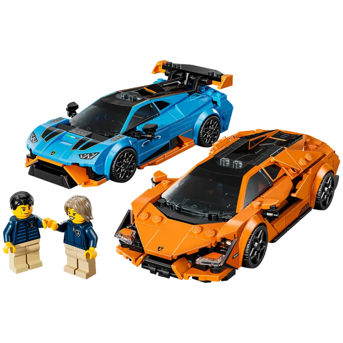 LEGO - Speed Champions Lamborghini Revuelto y Huracán STO - Figuras de Acción y Juguetes