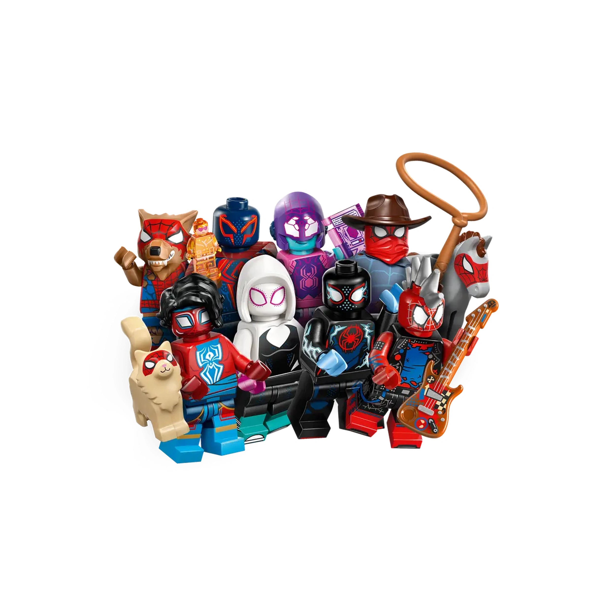 LEGO - Minifiguras de Spider-Man: A Través del Spider-Verse - Juguetes de Construcción