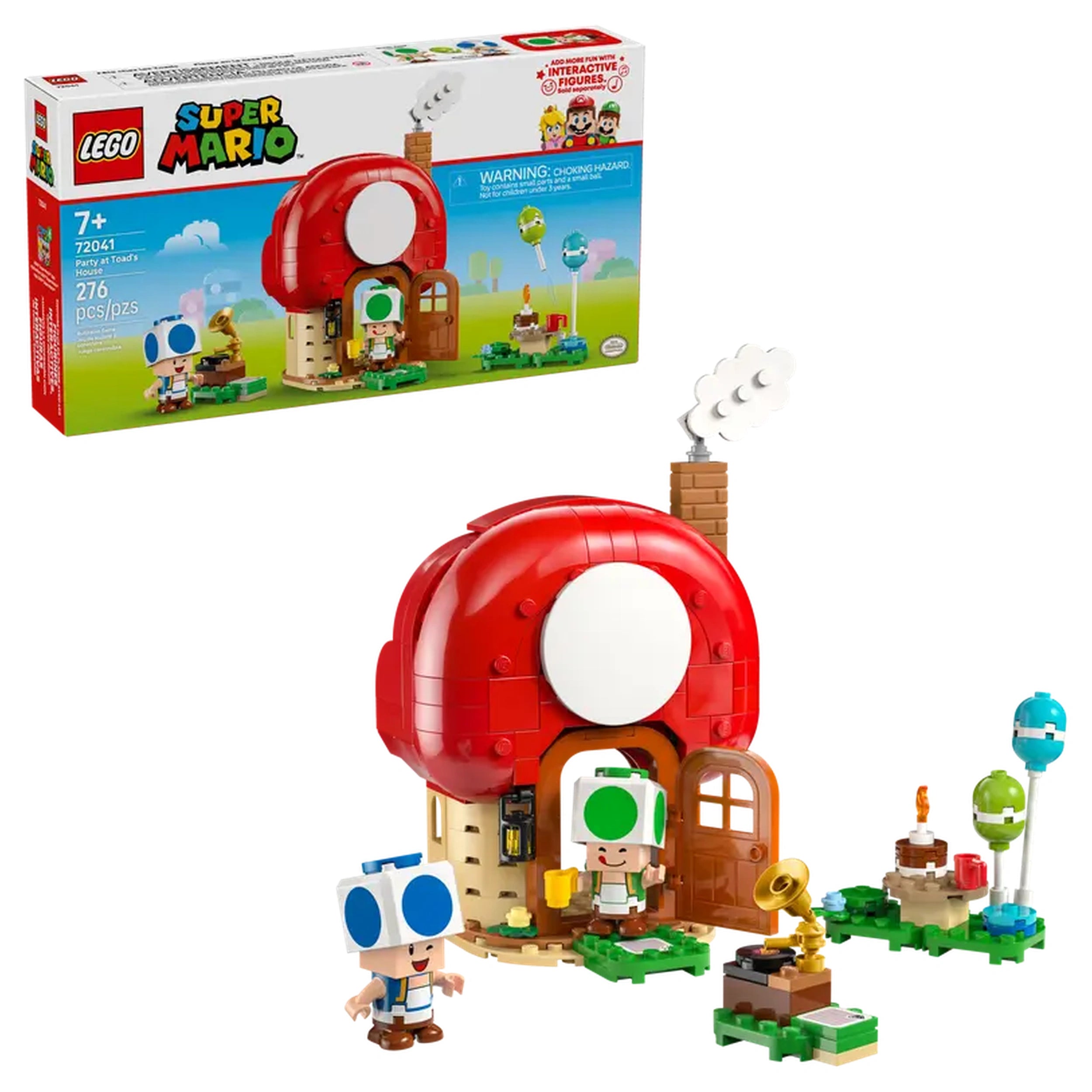 LEGO - Super Mario Toad House Playset - Toy Playsets