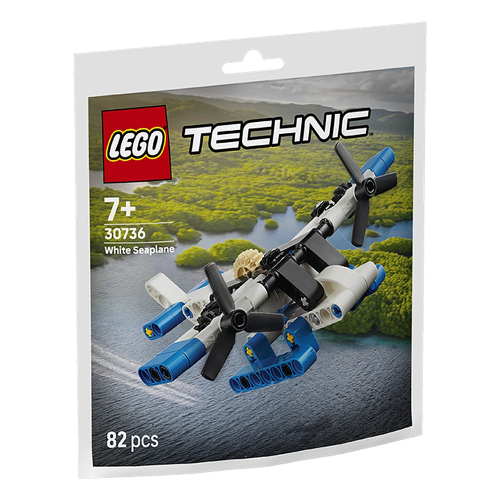 Set de construcción LEGO - hidroavión blanco Technic - 7 años - 65 piezas