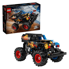 LEGO - Technic Monster Jam Grave Digger Fuego y Hielo - Juguetes de Set de Construcción