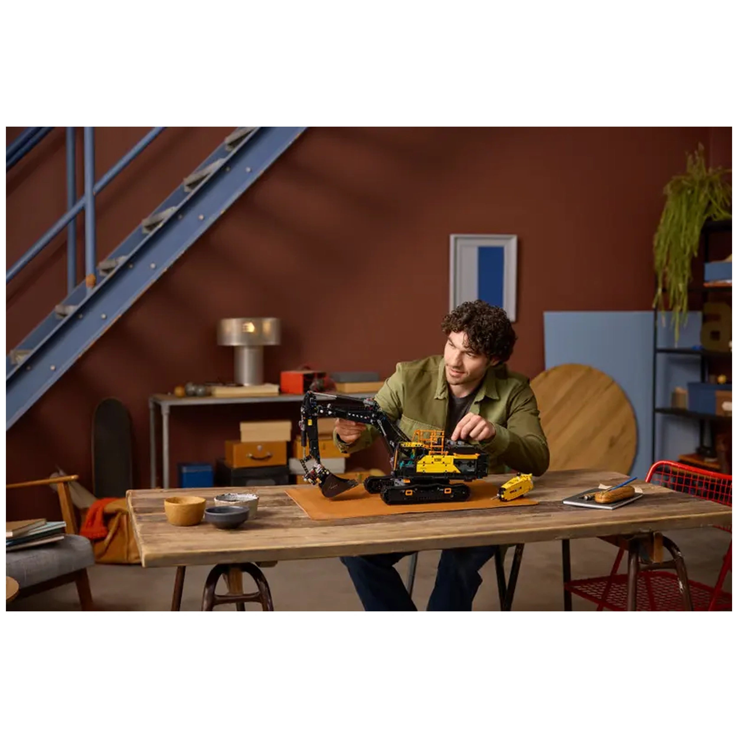 LEGO - Excavadora Híbrida Volvo EC500 Technic - Juguetes de Set de Construcción