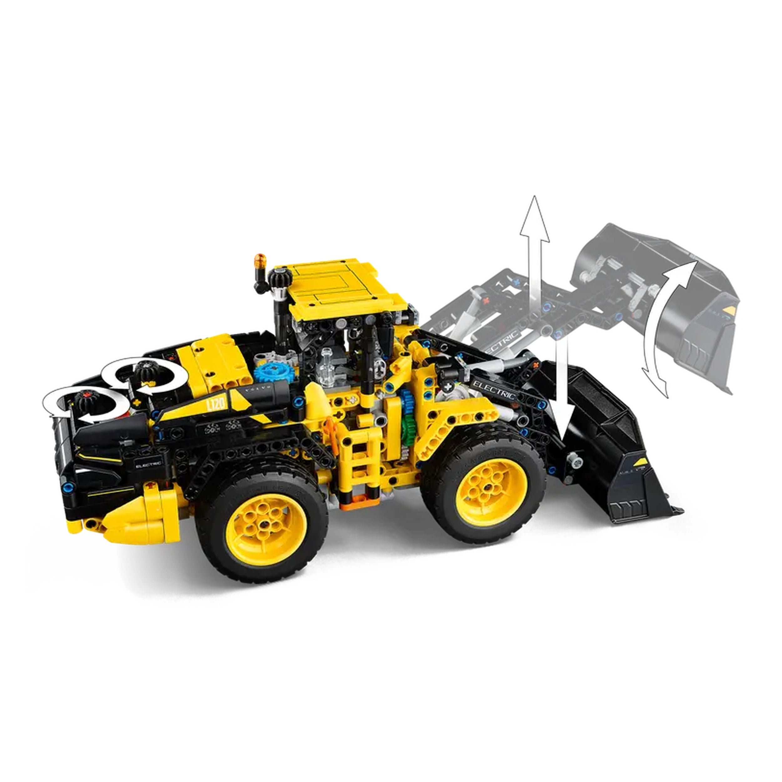 LEGO - Technic Volvo L120 Cargadora de Ruedas Eléctrica - Juguetes de Set de Construcción