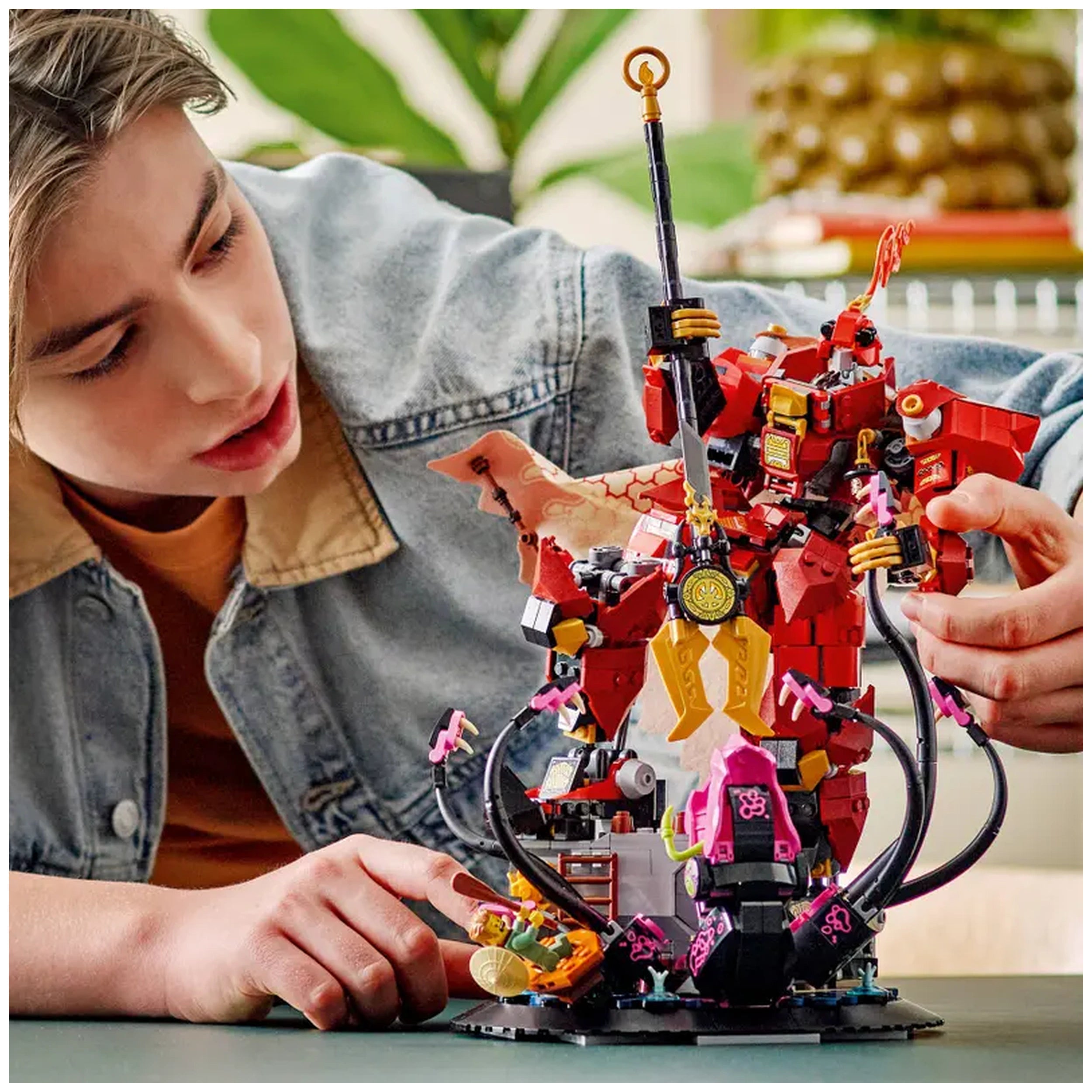LEGO - El Mech del Caballero de Fuego - Juguetes de Set de Construcción