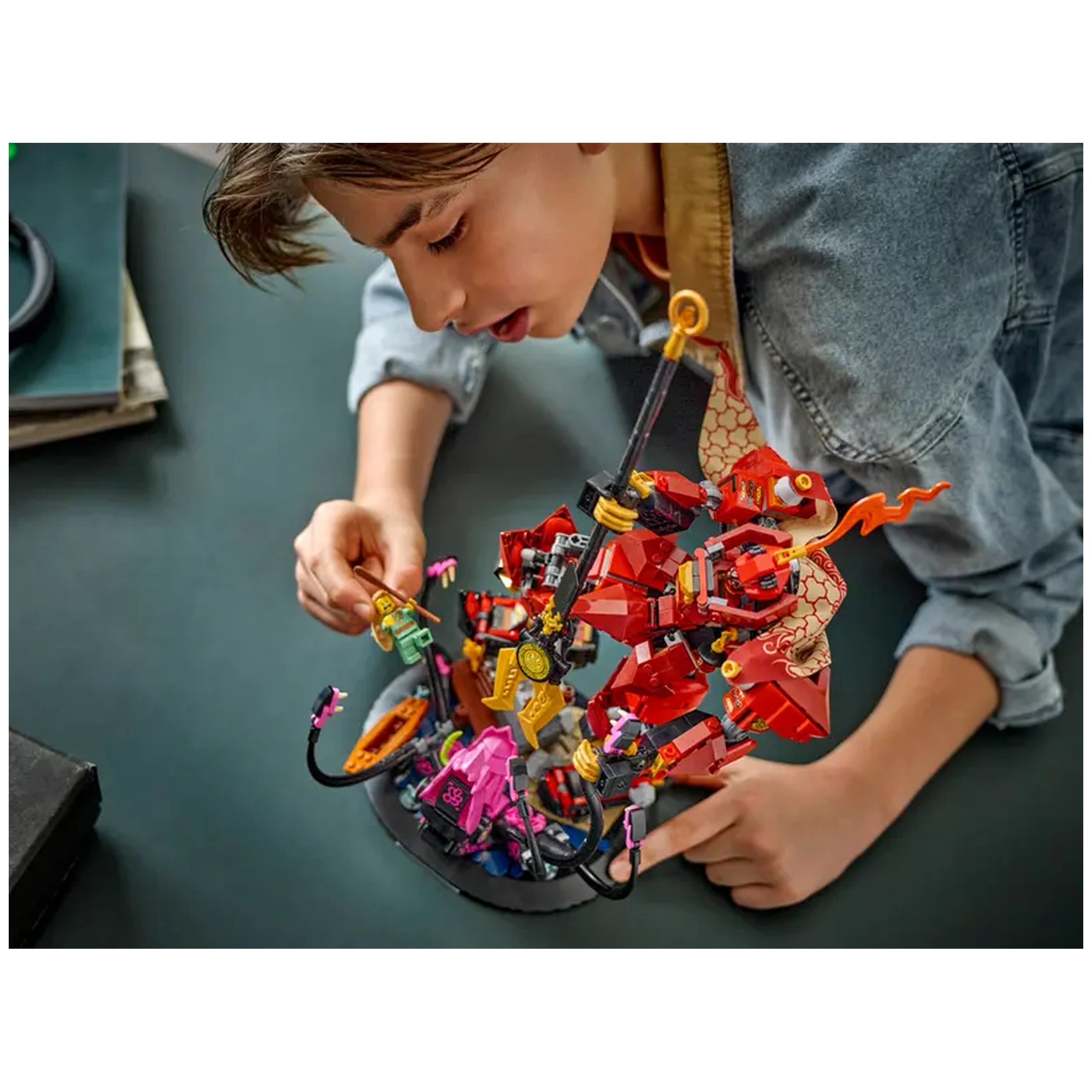 LEGO - El Mech del Caballero de Fuego - Juguetes de Set de Construcción
