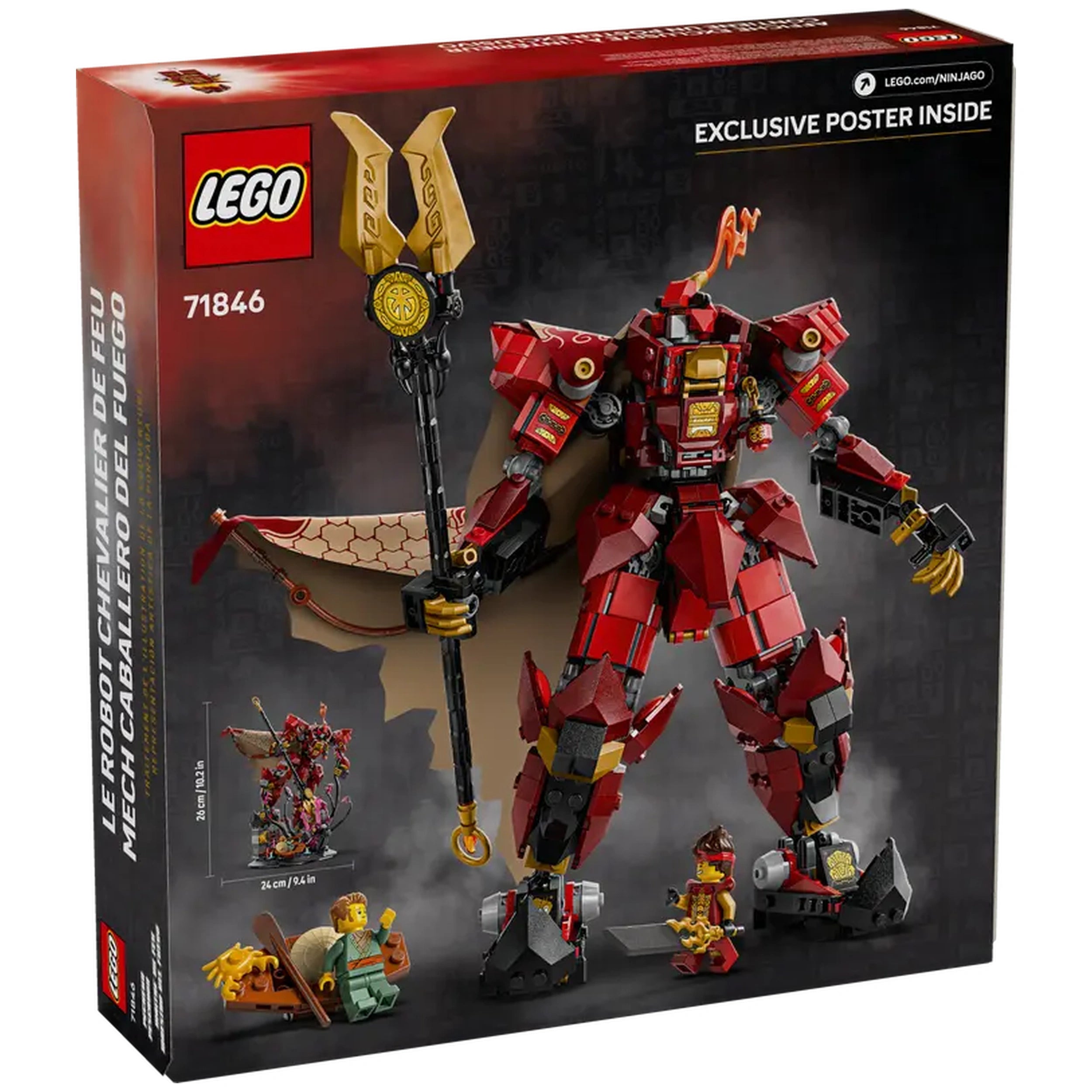 LEGO - El Mech del Caballero de Fuego - Juguetes de Set de Construcción