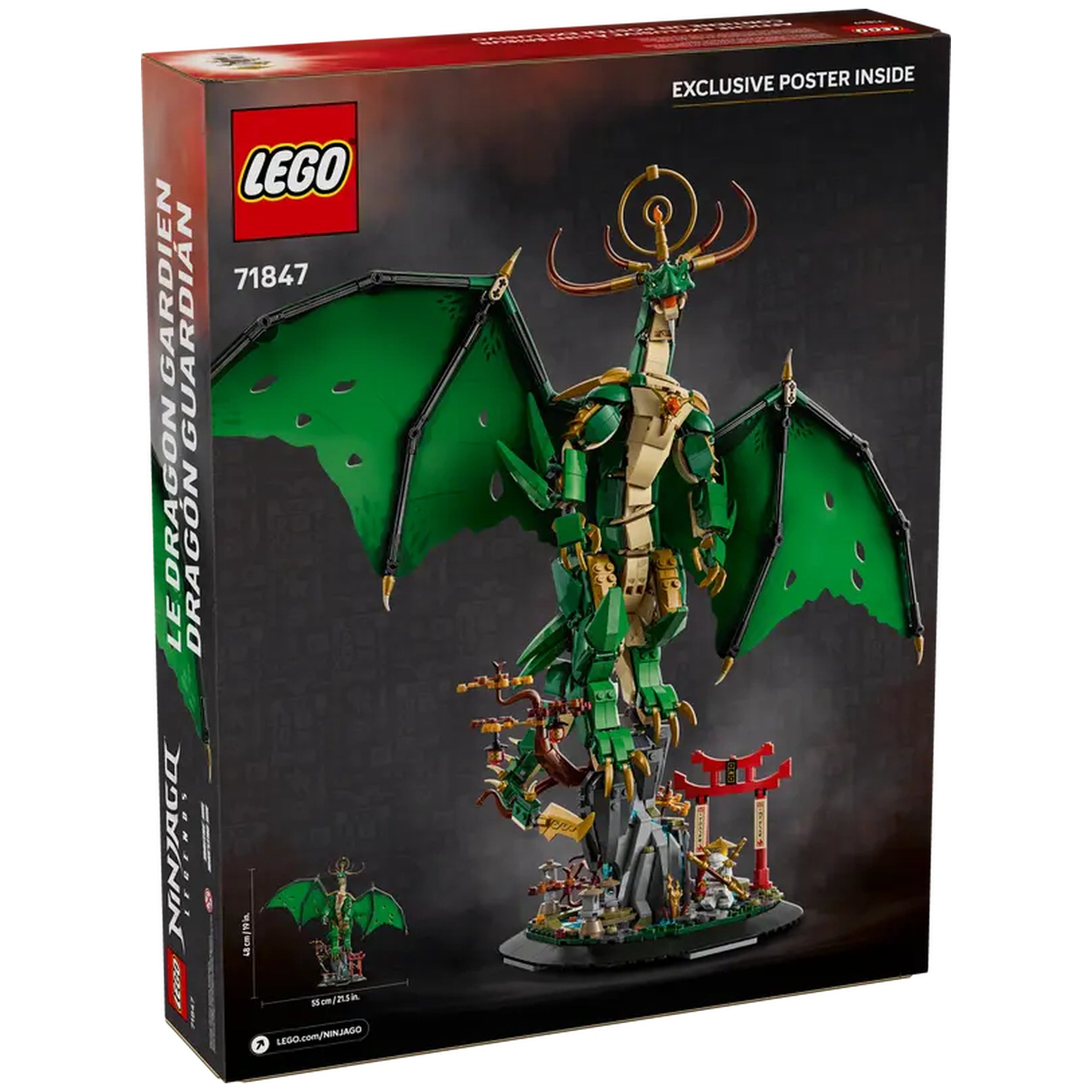 LEGO - El Dragón Guardián - Figuras de Acción y Juguetes