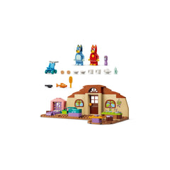LEGO - Escuela Bluey con Rusty y Bluey - Juguetes de Construcción - +4 - Regalo - 72011221