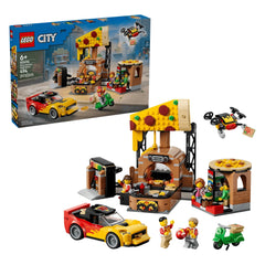 LEGO - City Pizza Delivery Experience with Vehicles - Juguetes de Construcción - +6 - 72060496