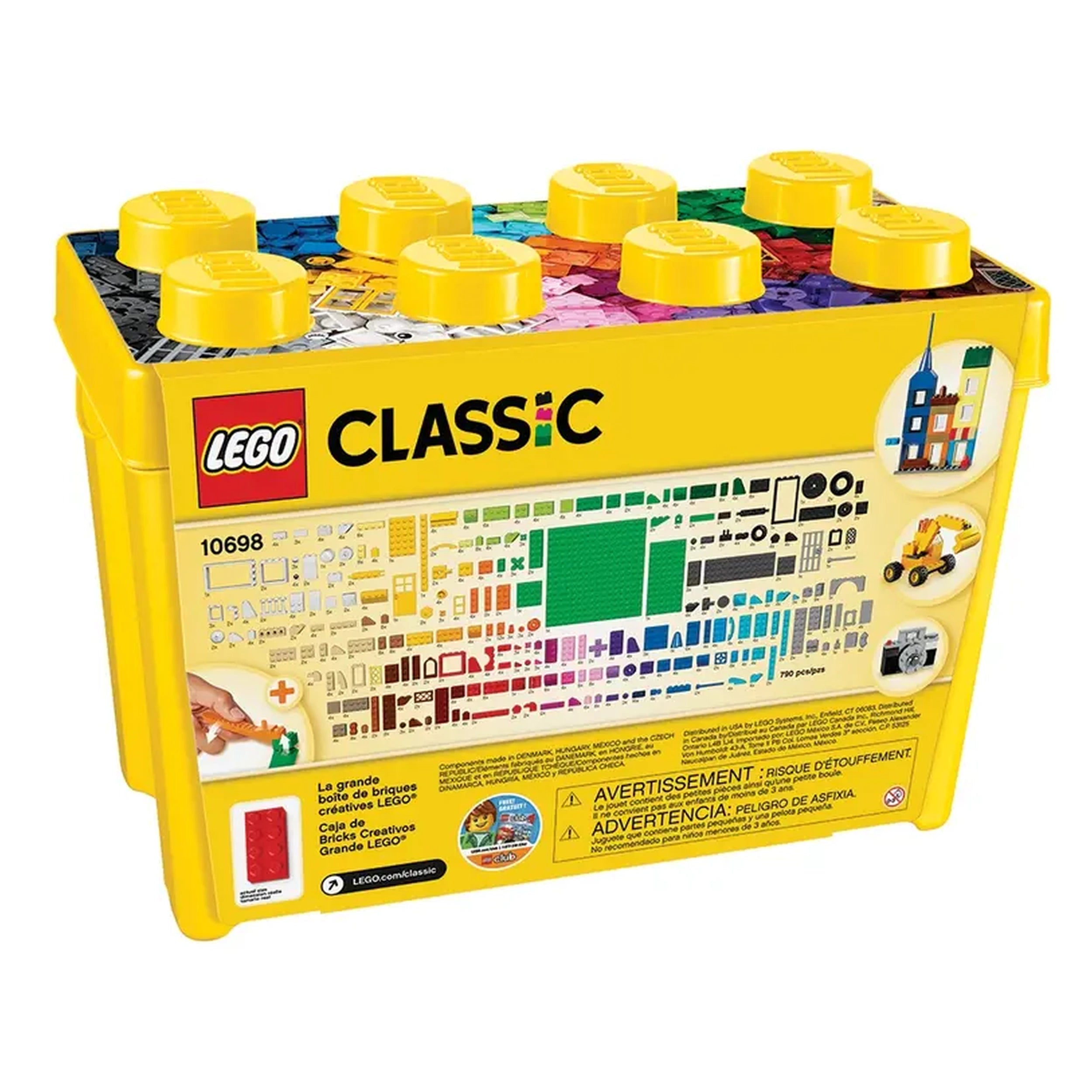 Lego - Classic - Large Creative Brick Box - Construction Set Toys