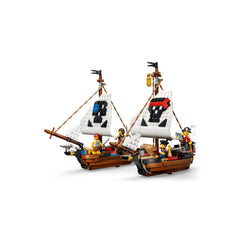 LEGO - Creator 3 En 1 Barco Pirata Icónico - Juguetes de Construcción - +9 - Aventura - 72031387