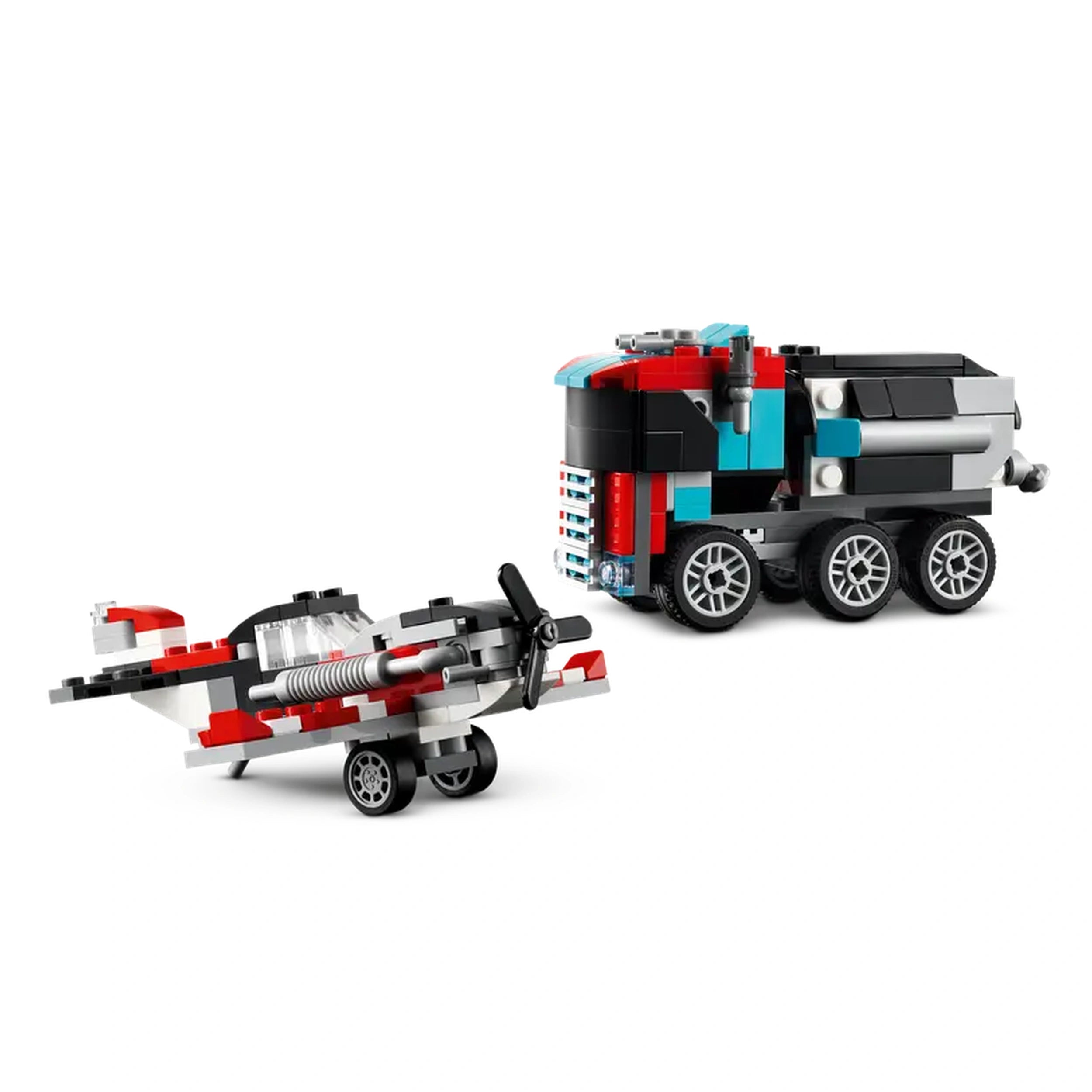 Lego - Creator - Flatbed Truck with Helicopter - Construction Set Toys