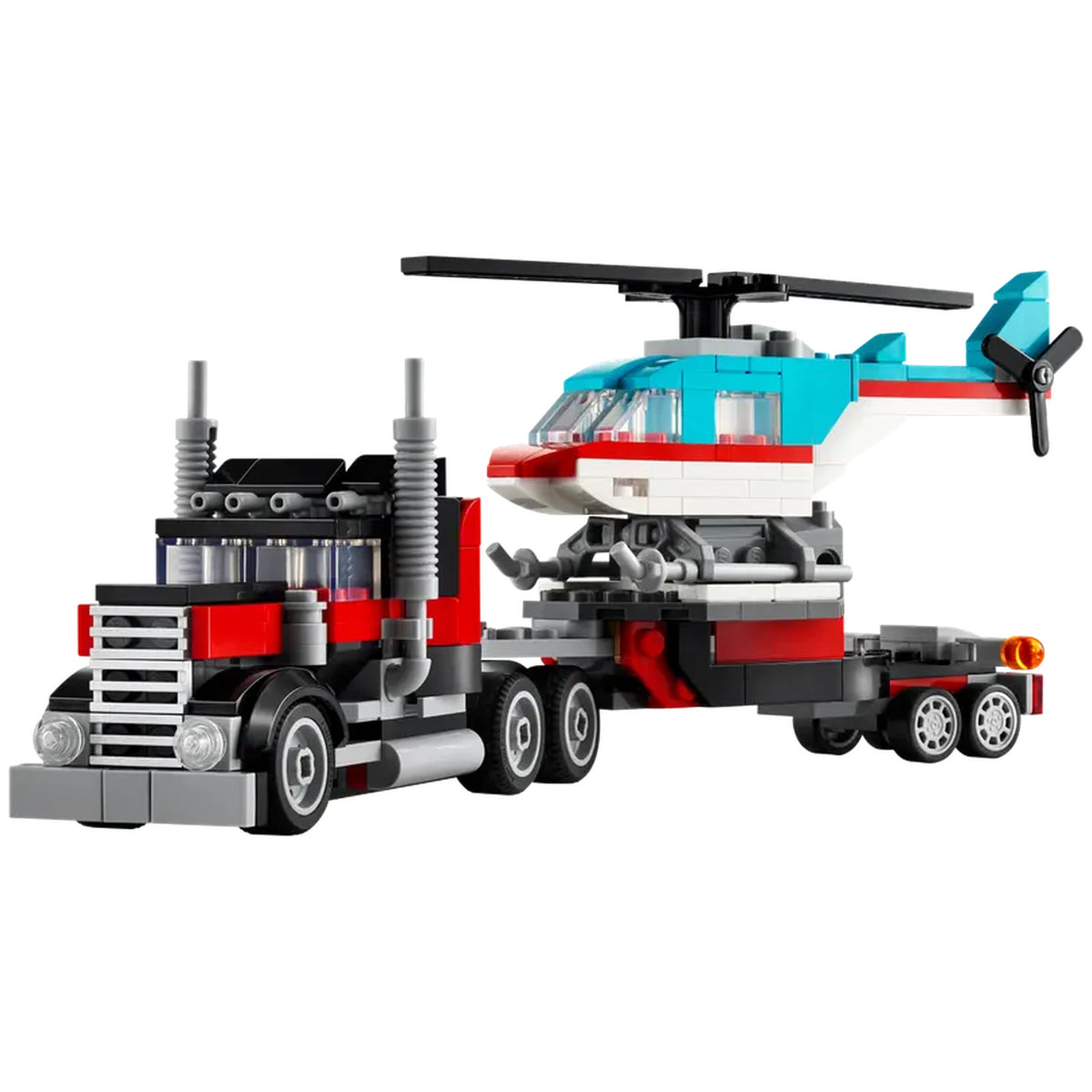 Lego - Creator - Flatbed Truck with Helicopter - Construction Set Toys