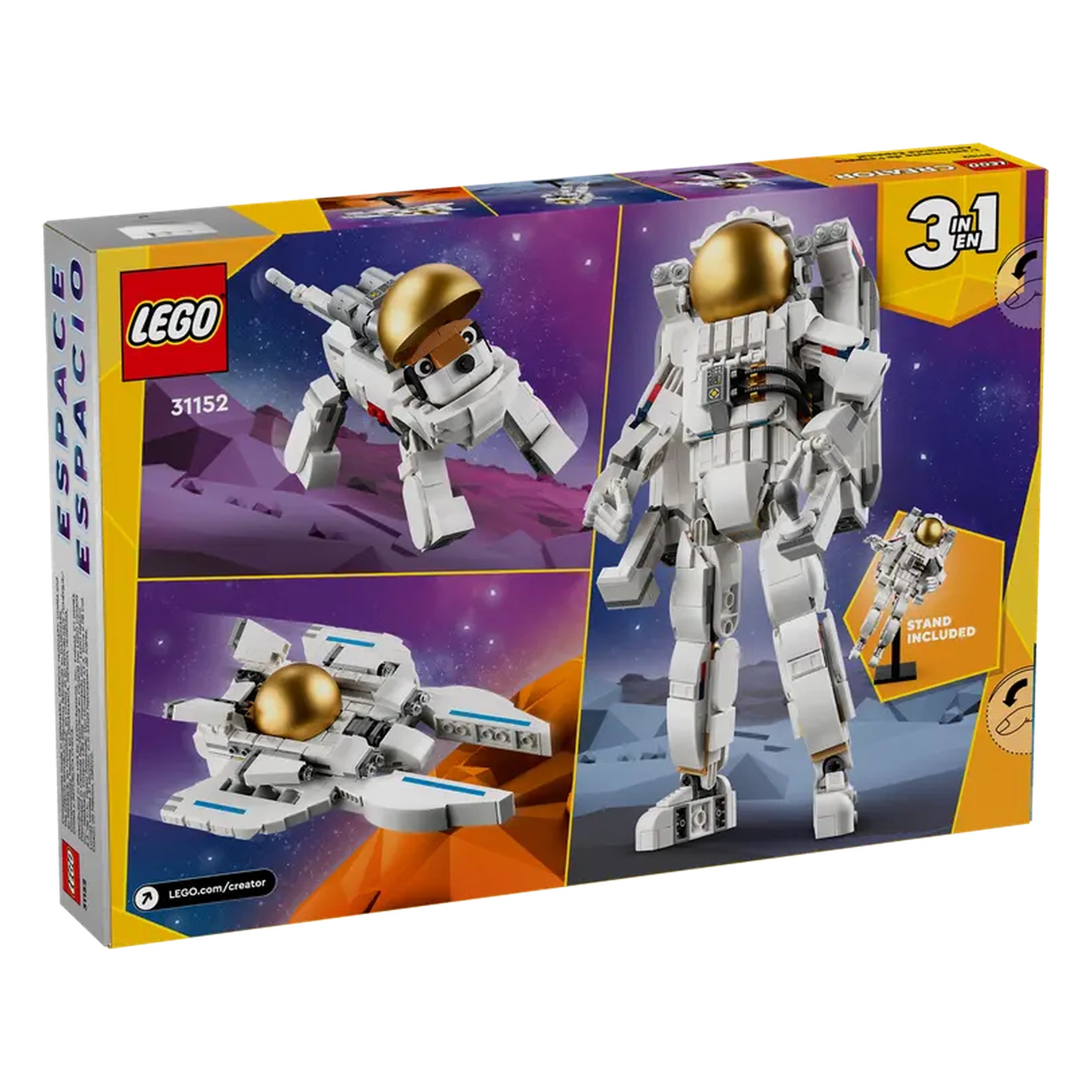 Lego - Creator - Space Astronaut - Construction Set Toys
