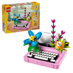 Lego - Creator - Typewriter with Flowers - Construction Set Toys