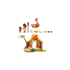 LEGO - Casa y Barco de la Villa de Disney Moana - Juguetes de Construcción - +4 - Idea de Regalo - 72043282