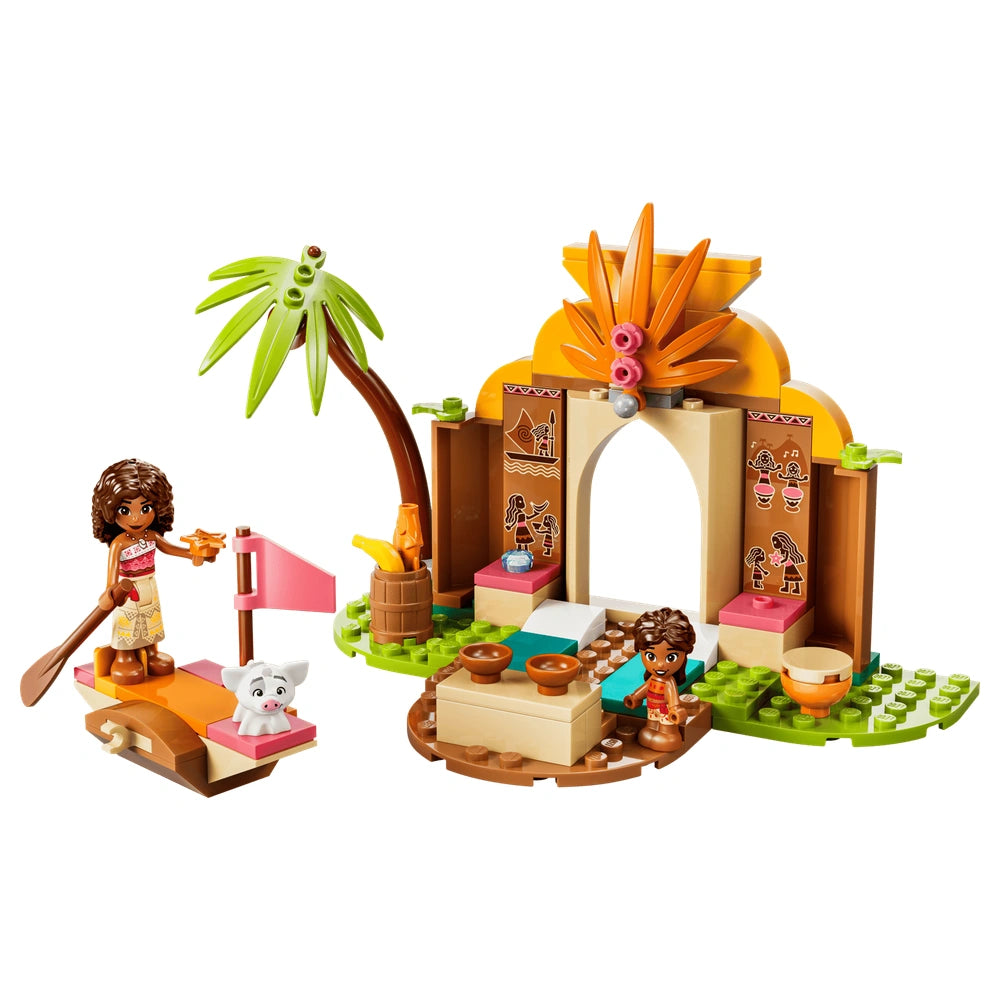 LEGO - Casa y Barco de la Villa de Disney Moana - Juguetes de Construcción - +4 - Idea de Regalo - 72043282