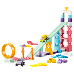 LEGO - Duplo 3 en 1 Rampas Creativas con Vehículos - Juguetes de Construcción - Edad +3 - 72010478