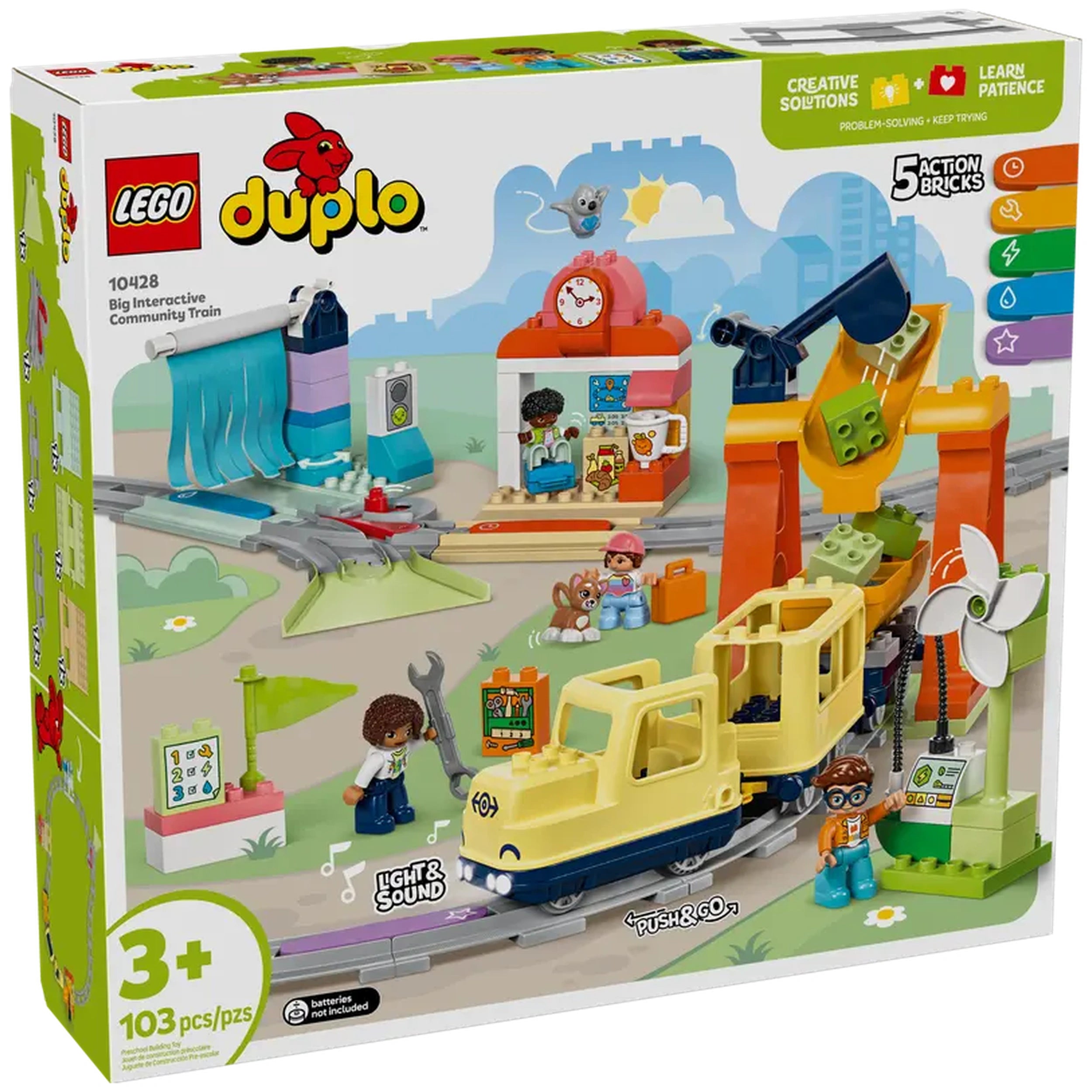Lego - Duplo - Gran Tren Comunitario Interactivo - Juguetes de Construcción