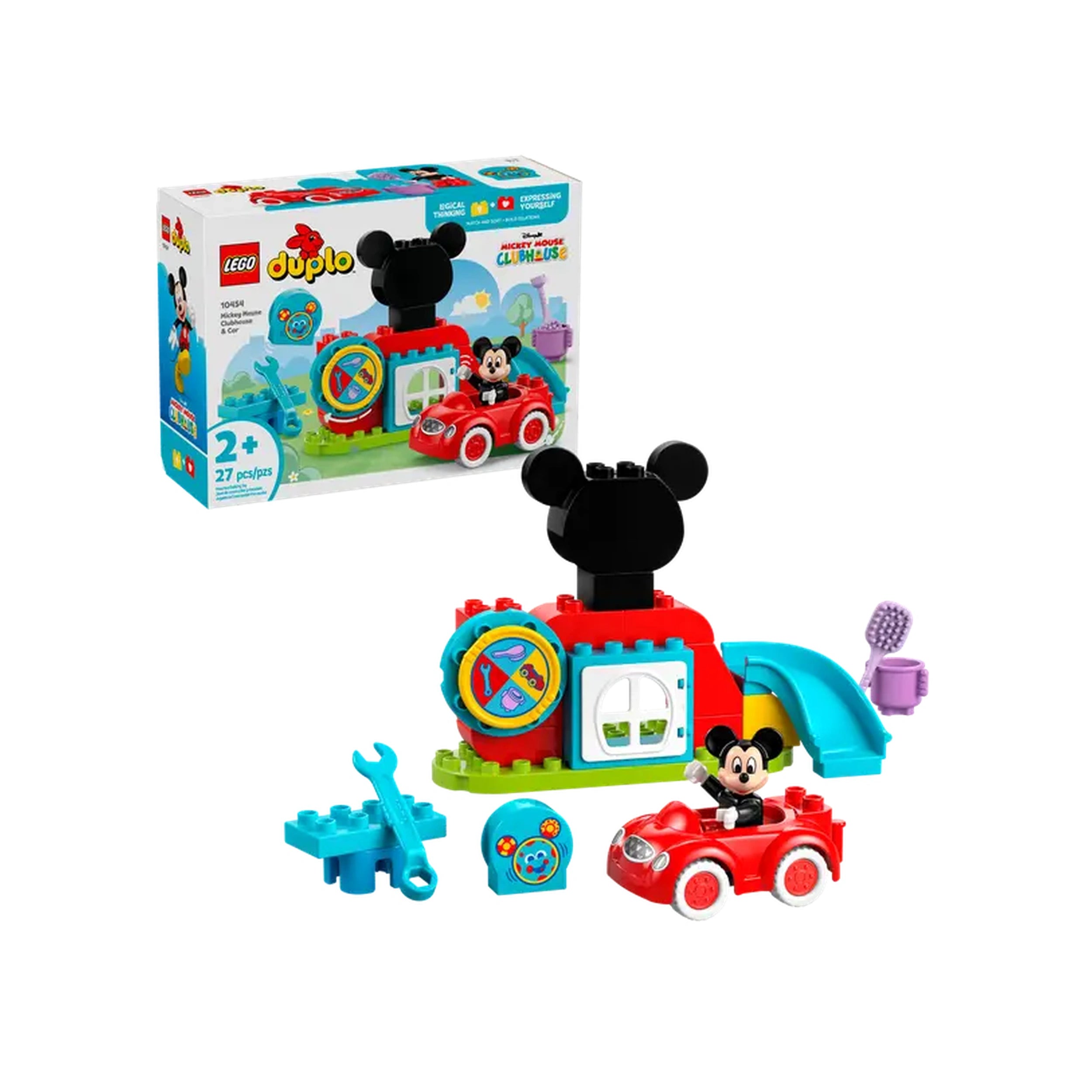 Lego - Duplo - Mickey Mouse Clubhouse y Coche - Juguetes de Set de Construcción