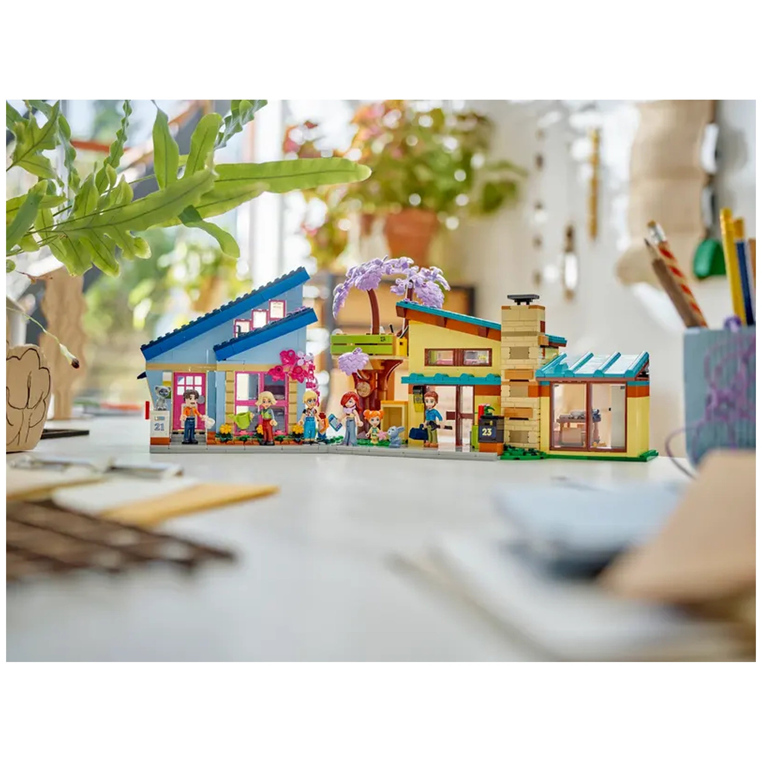 Lego - Friends - Las casas familiares de Olly y Paisley - Juguetes de construcción