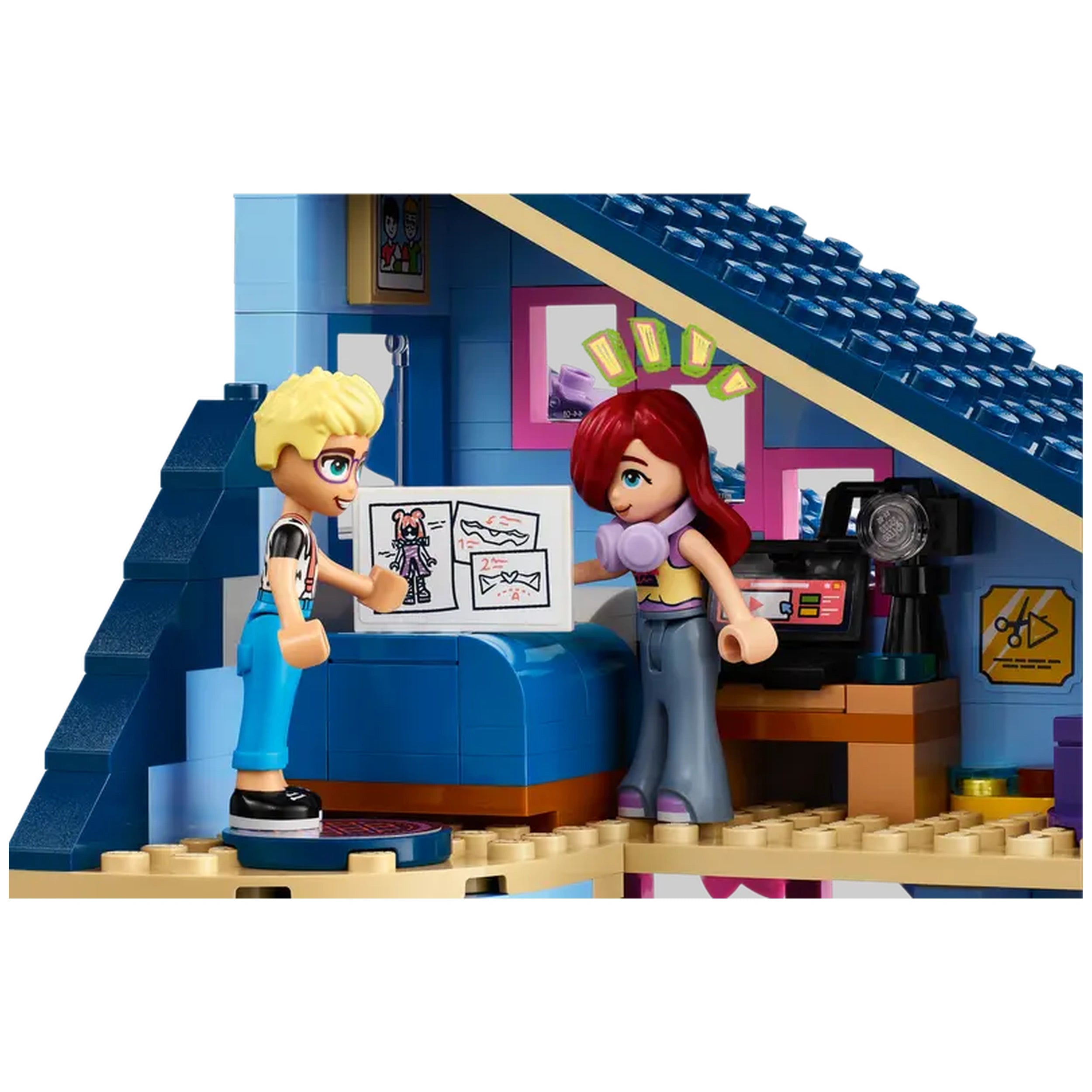Lego - Friends - Las casas familiares de Olly y Paisley - Juguetes de construcción