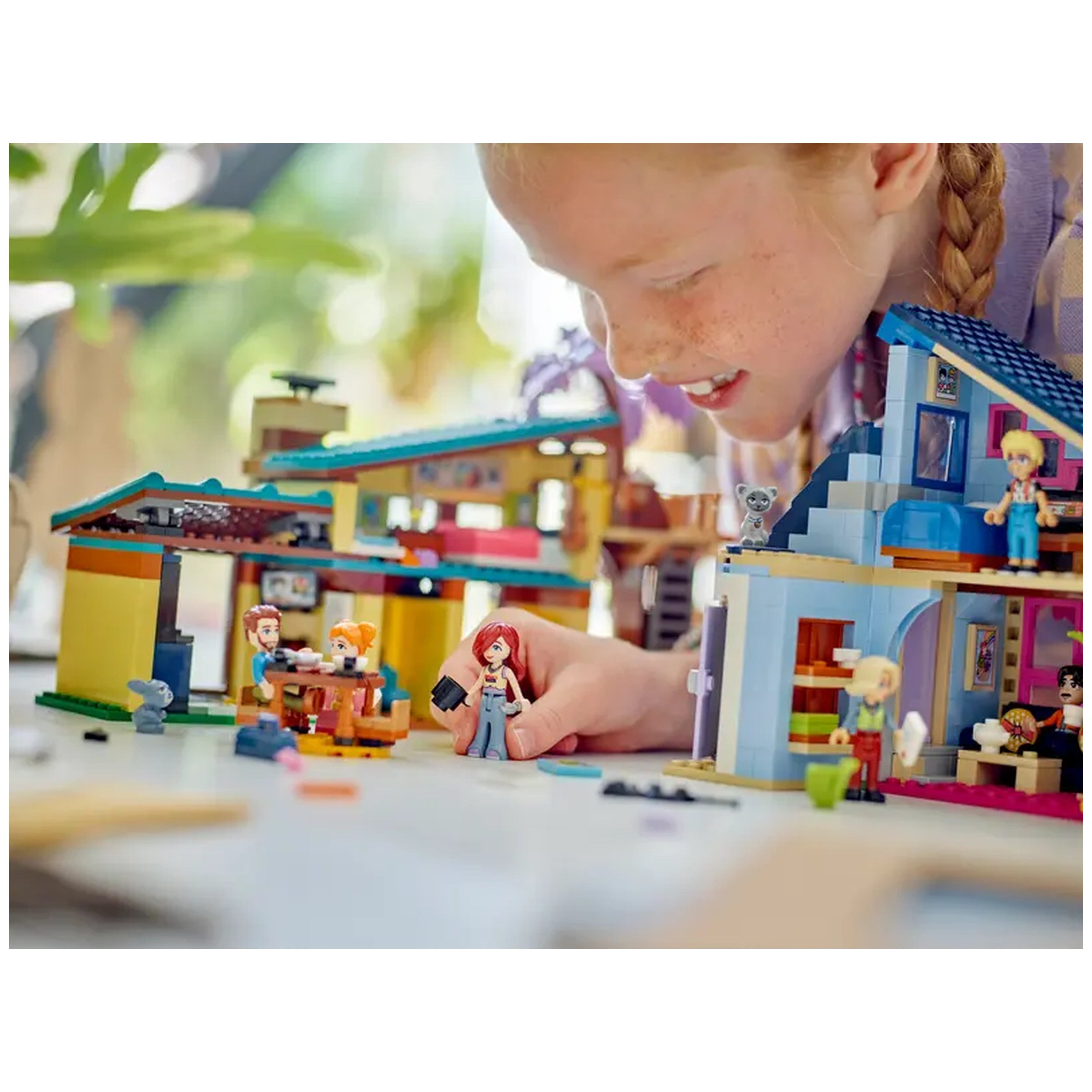 Lego - Friends - Las casas familiares de Olly y Paisley - Juguetes de construcción