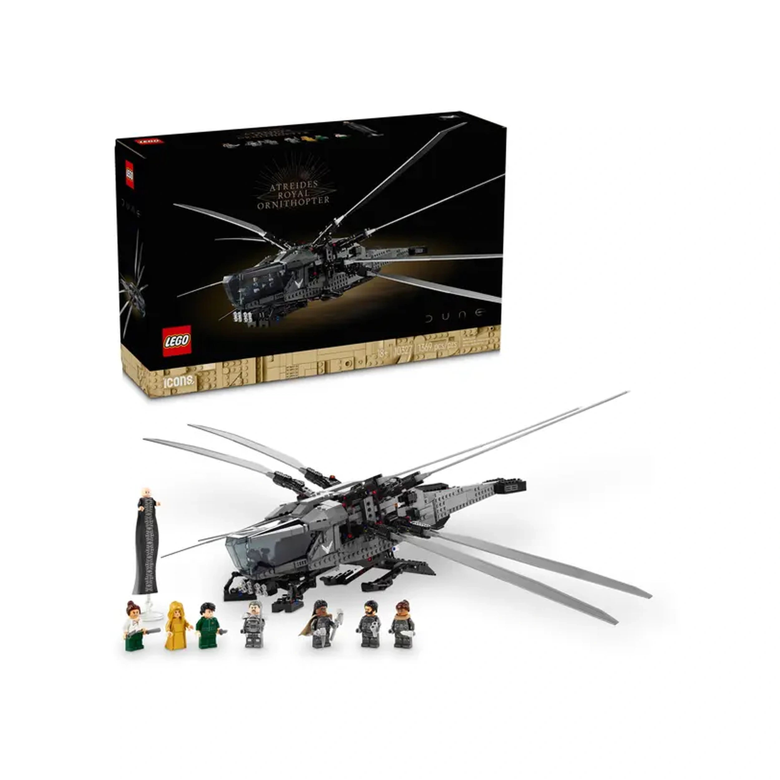Lego - Icons - Dune Atreides Royal Ornithopter - Construction Set Toys