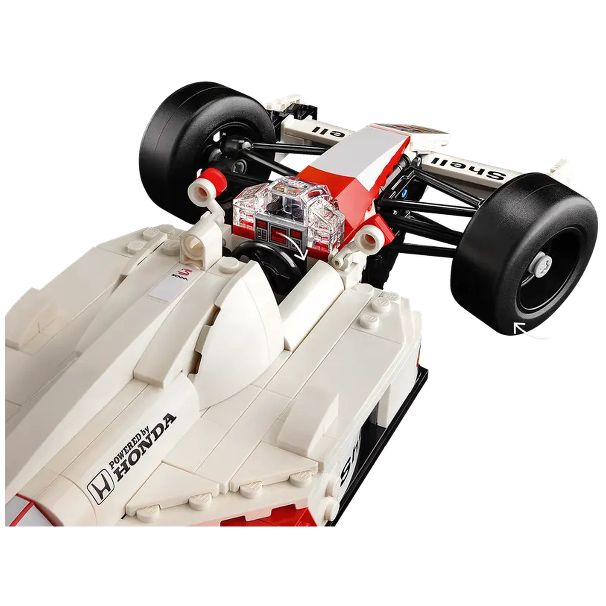 Lego - Icons - McLaren MP4/4 y Ayrton Senna - Juguetes de Set de Construcción