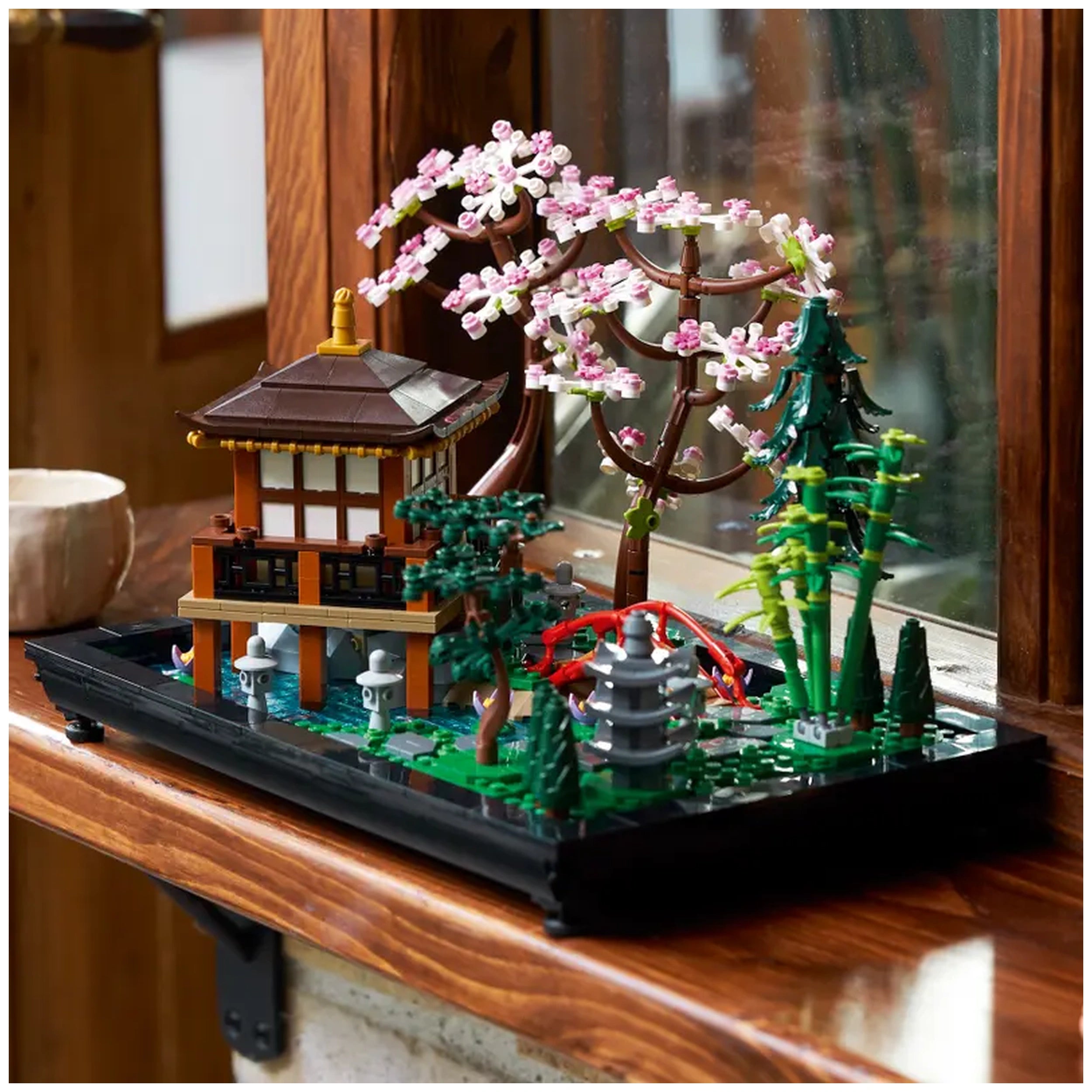 Lego - Icons - Jardín Tranquilo - Set de Construcción de Juguetes
