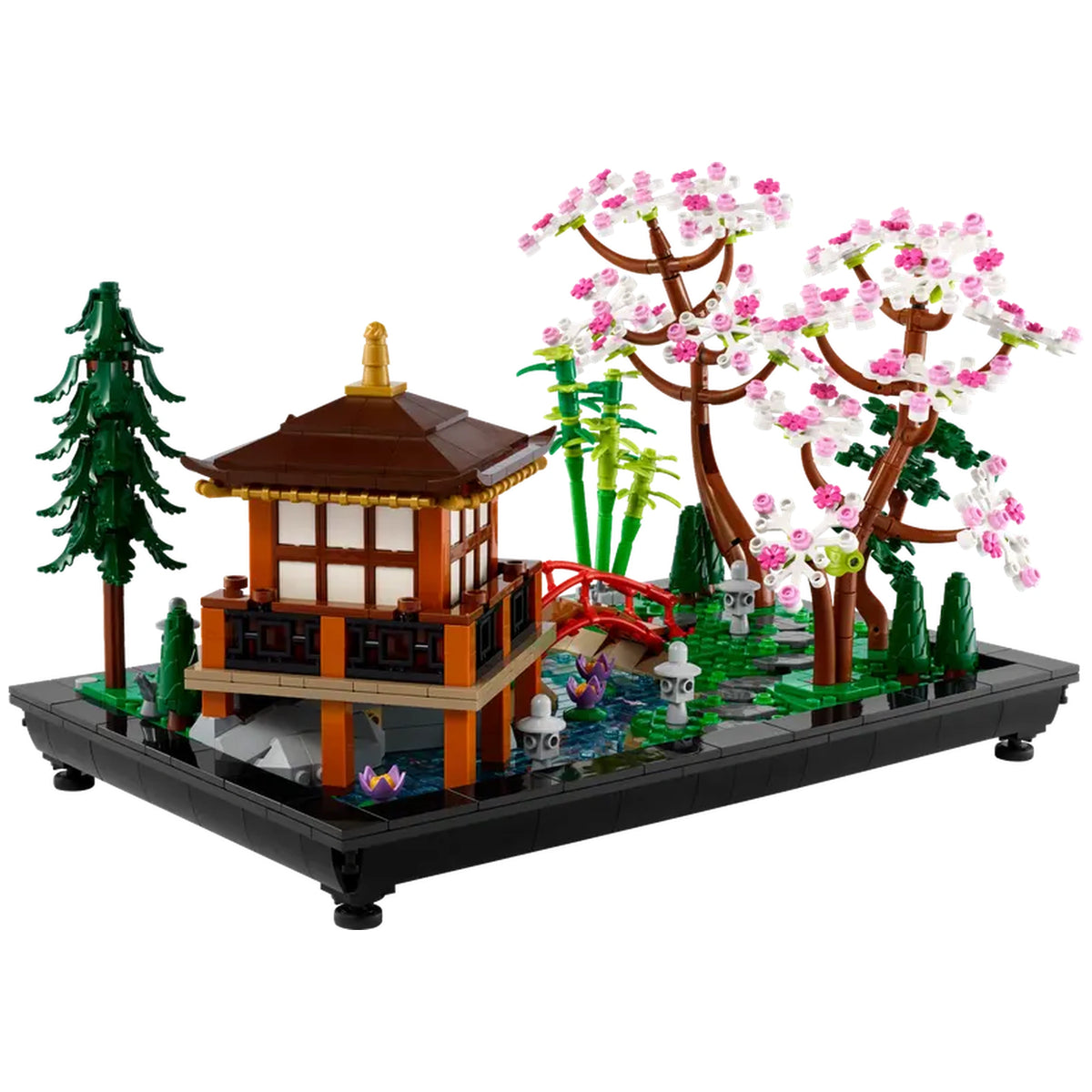 Lego - Icons - Jardín Tranquilo - Set de Construcción de Juguetes