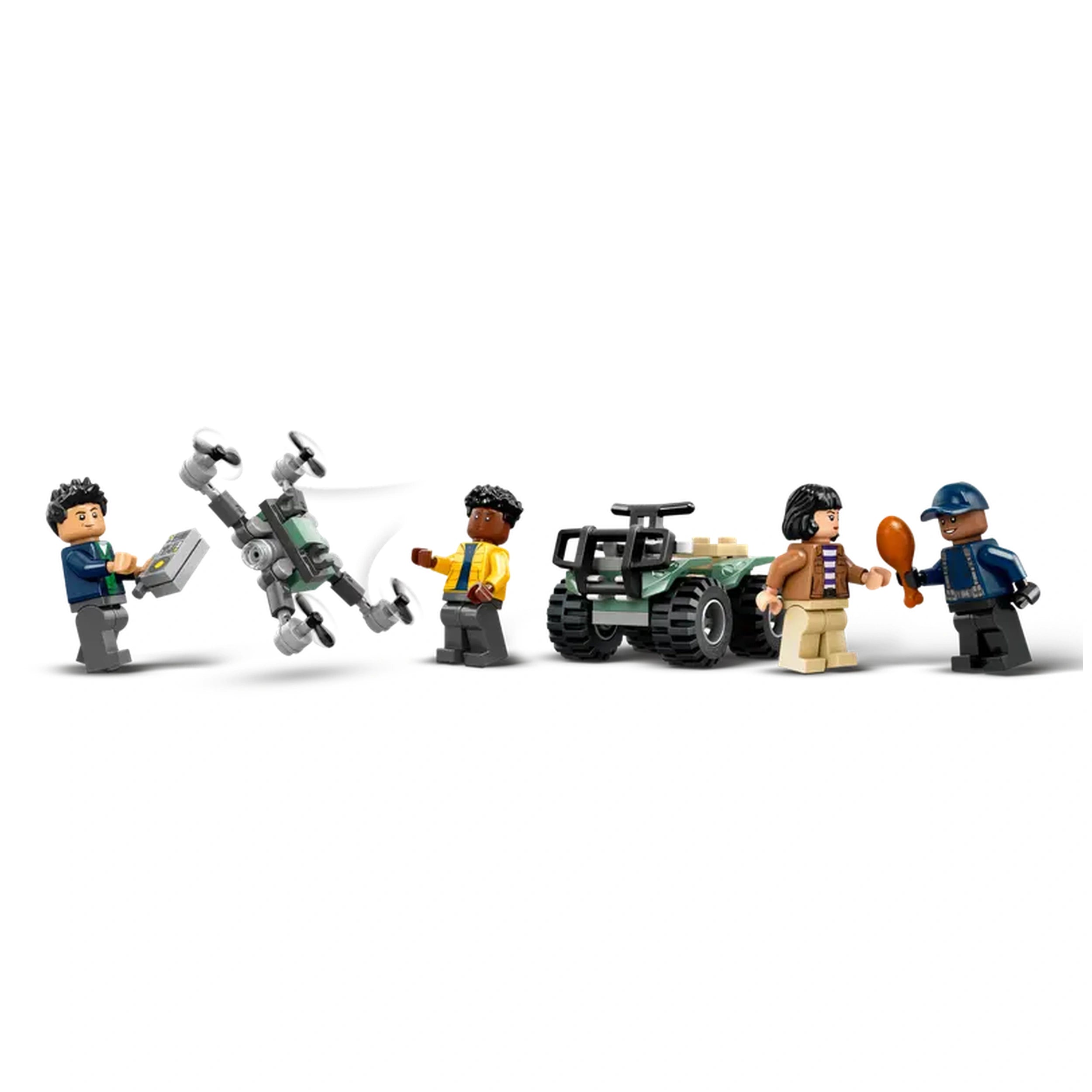Lego - Jurassic World - Misiones de Dinosaurios: Camión de Transporte de Alosaurio - Juguetes de Set de Construcción