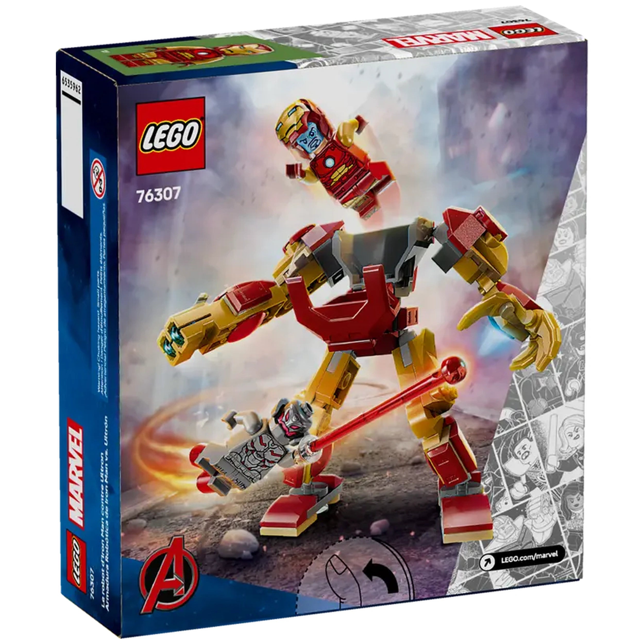 Lego - Marvel Super Heroes - Iron Man Mech vs. Ultron - Construction Set Toys