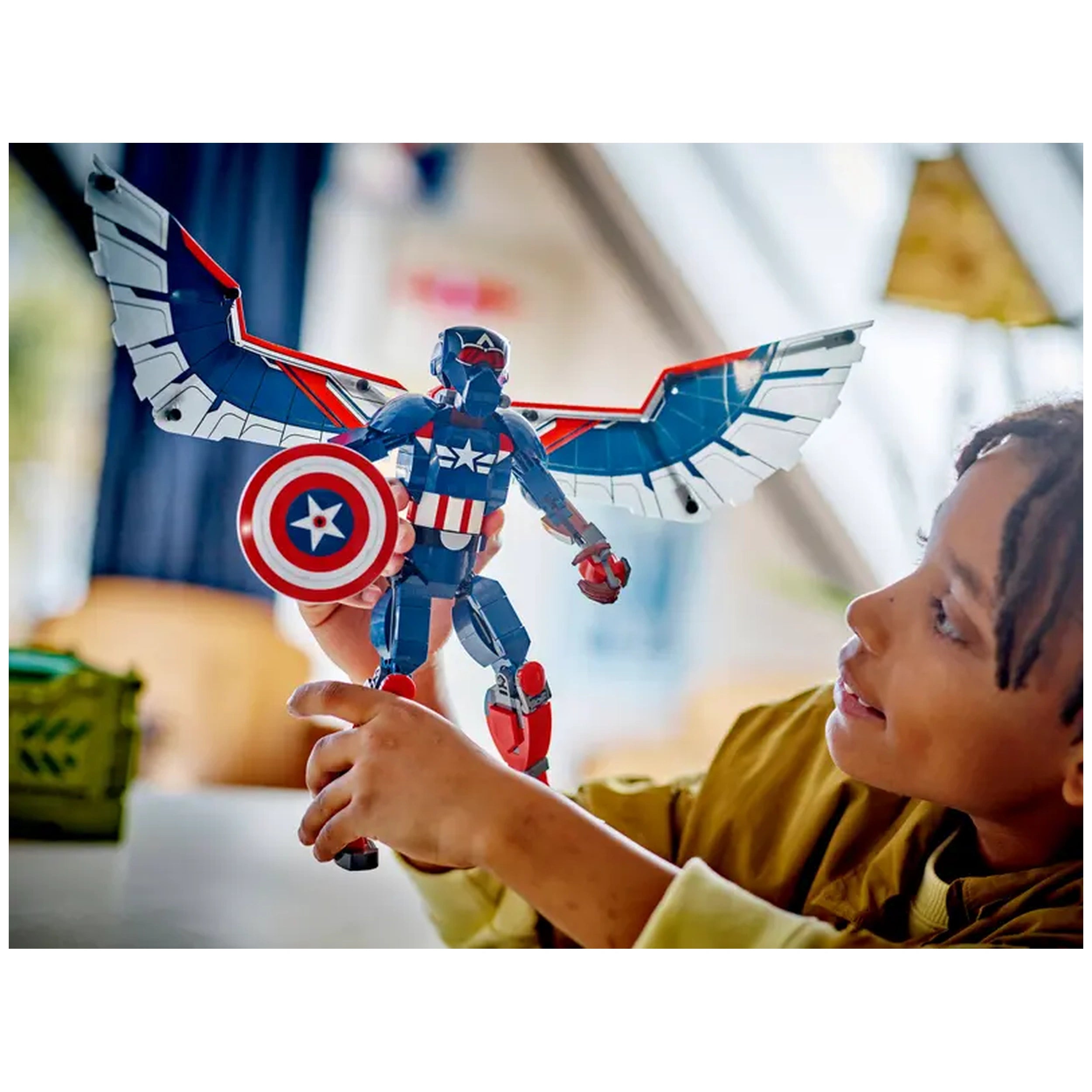 Lego - Marvel Super Heroes - New Captain America Construction Figure - Construction Set Toys