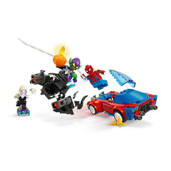 Lego - Marvel Super Heroes - Spider-Man Race Car & Venom Green Goblin - Construction Set Toys