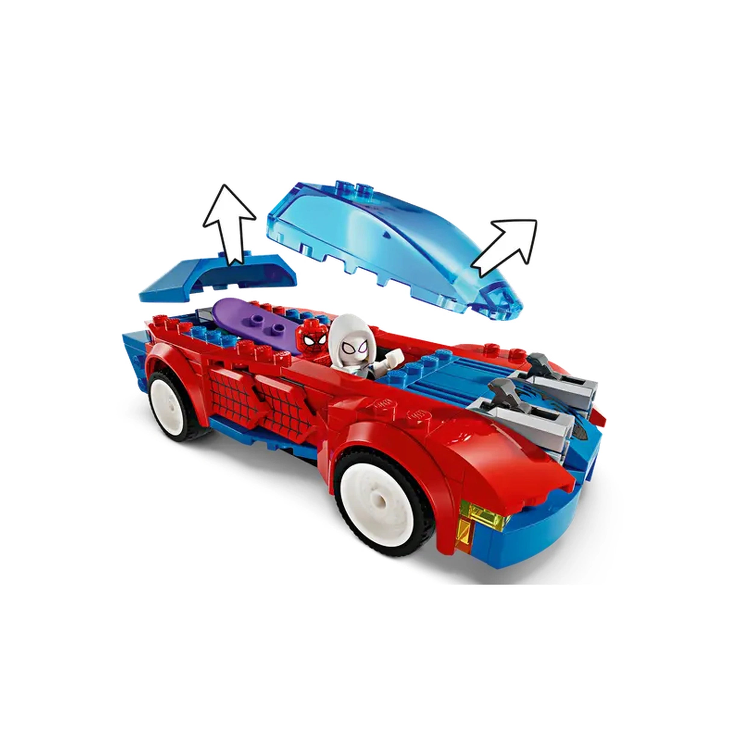 Lego - Marvel Super Heroes - Spider-Man Race Car & Venom Green Goblin - Construction Set Toys
