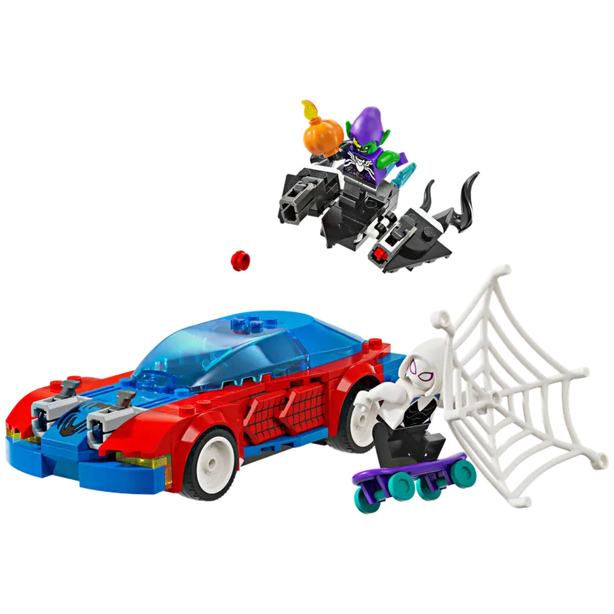 Lego - Marvel Super Heroes - Spider-Man Race Car & Venom Green Goblin - Construction Set Toys