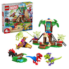 Lego - Marvel Super Heroes - Spidey and Gobby's Raptor Battle at Tree House HQ - Construction Set Toys