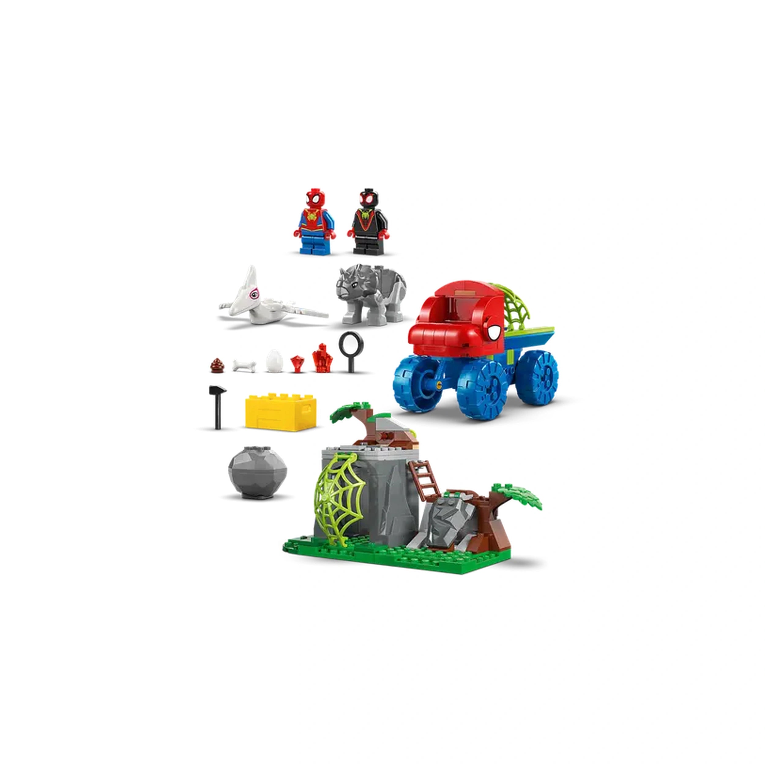 Lego - Marvel Super Heroes - Team Spidey Dino Crawler Rescue - Construction Set Toys