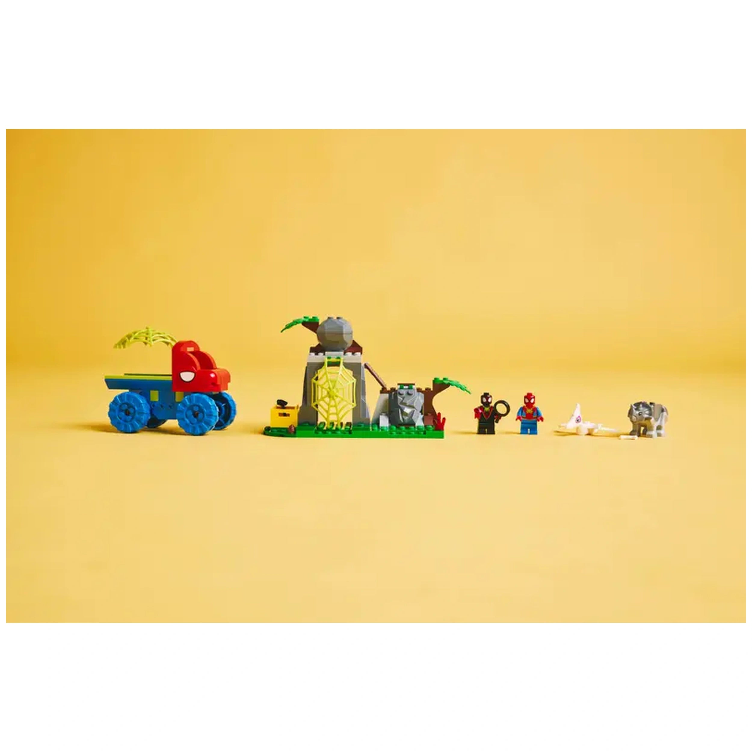 Lego - Marvel Super Heroes - Team Spidey Dino Crawler Rescue - Construction Set Toys