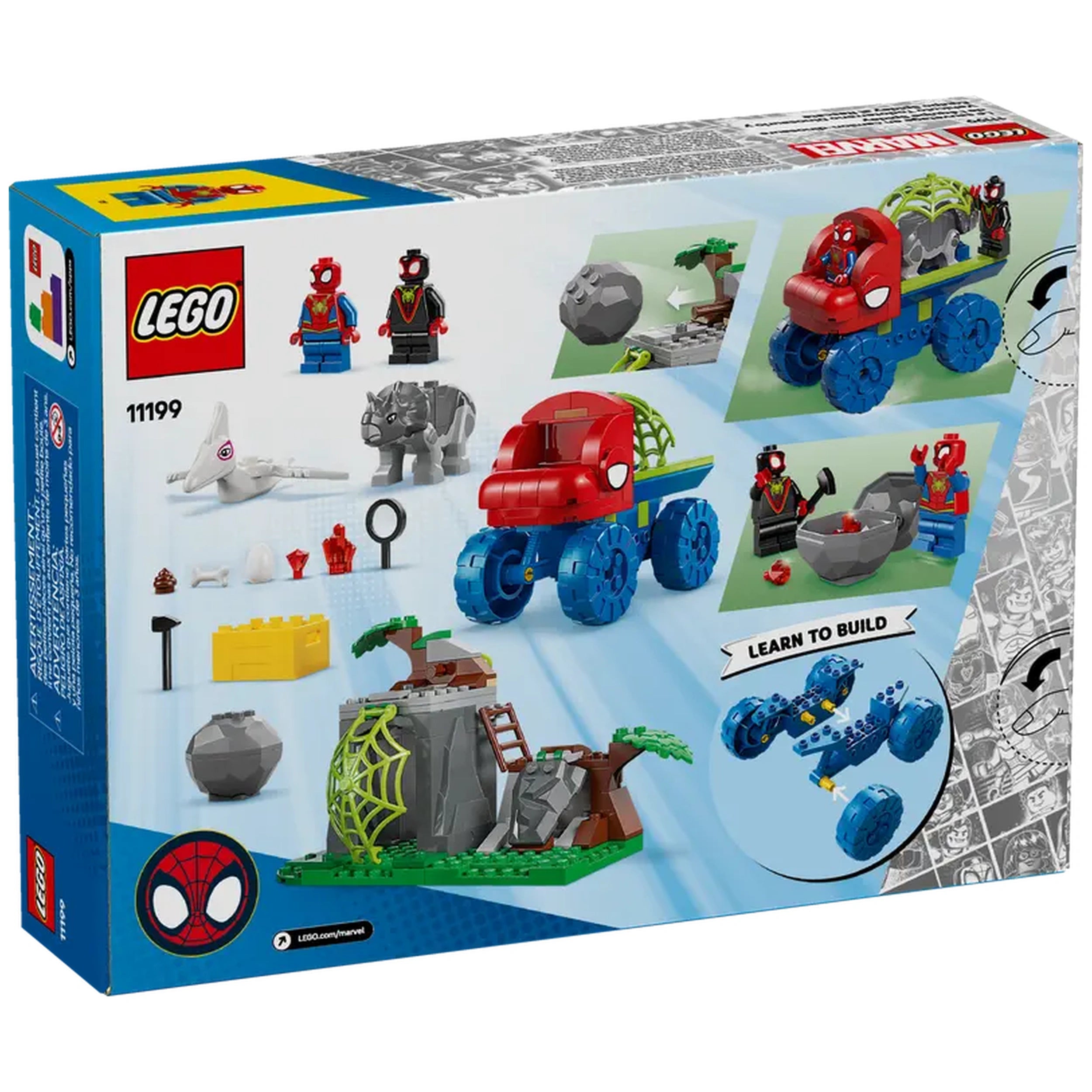 Lego - Marvel Super Heroes - Team Spidey Dino Crawler Rescue - Construction Set Toys