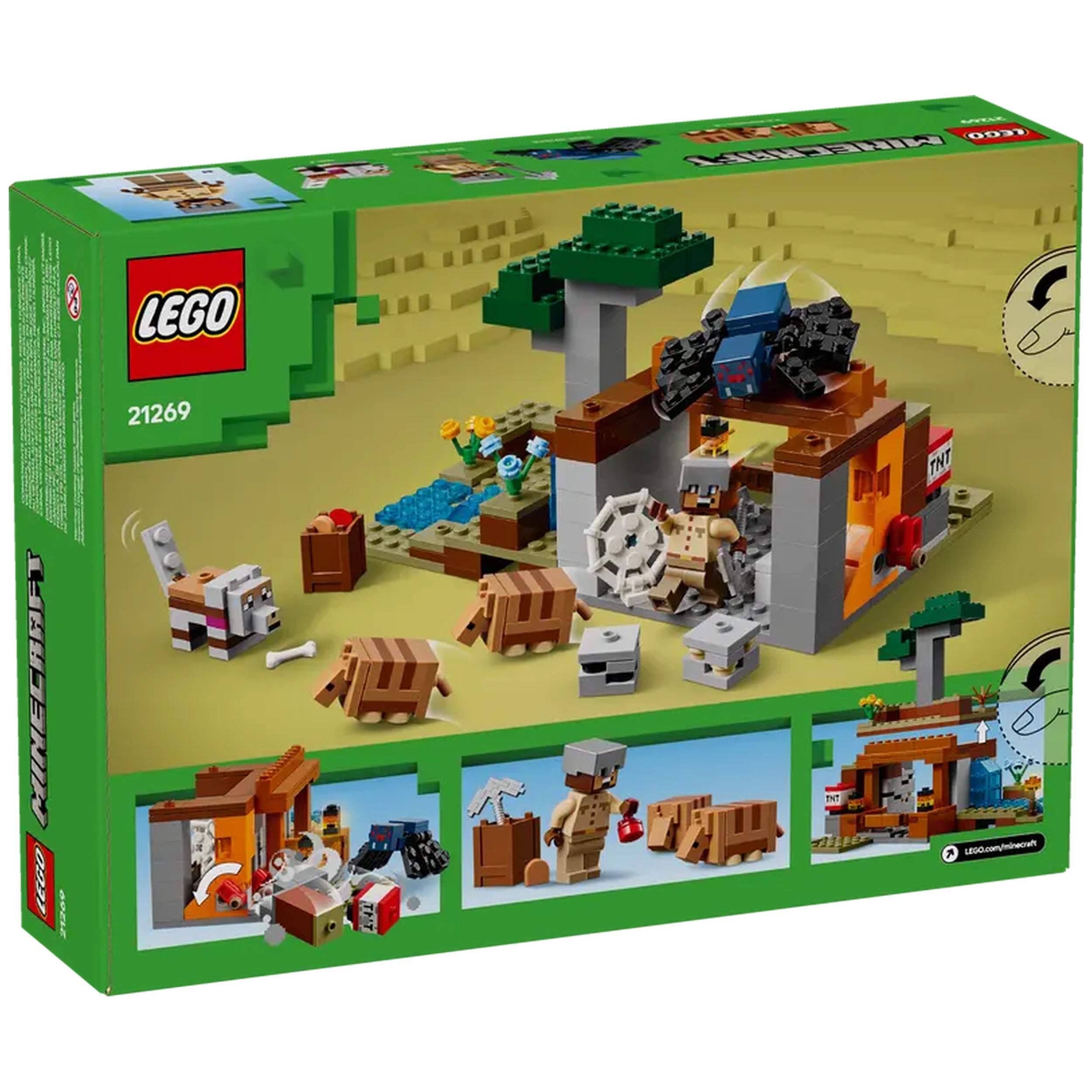 Lego - Minecraft - The Armadillo Mine Expedition - Construction Set Toys