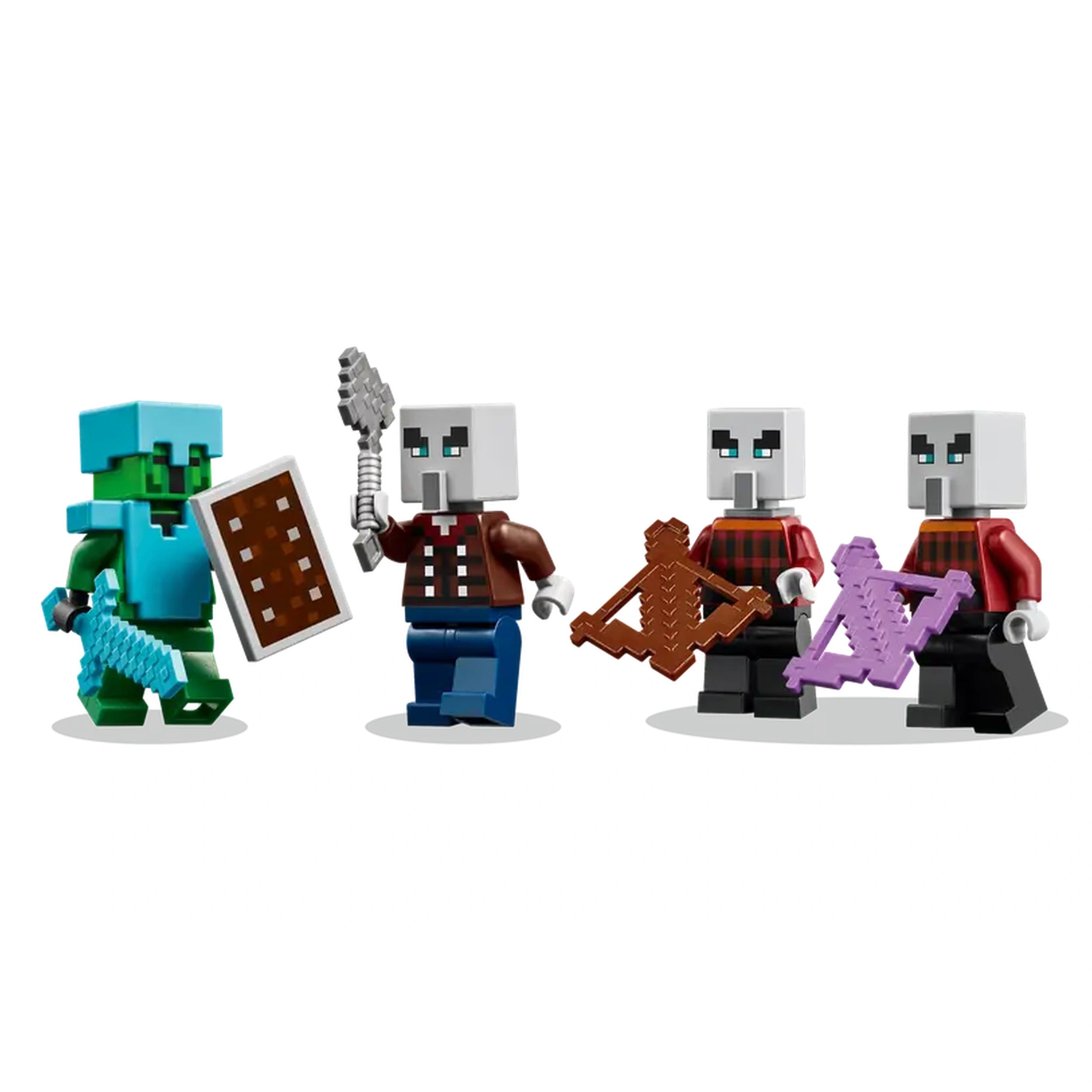 Lego - Minecraft - La Patrulla del Desierto Illager - Juguetes de Construcción