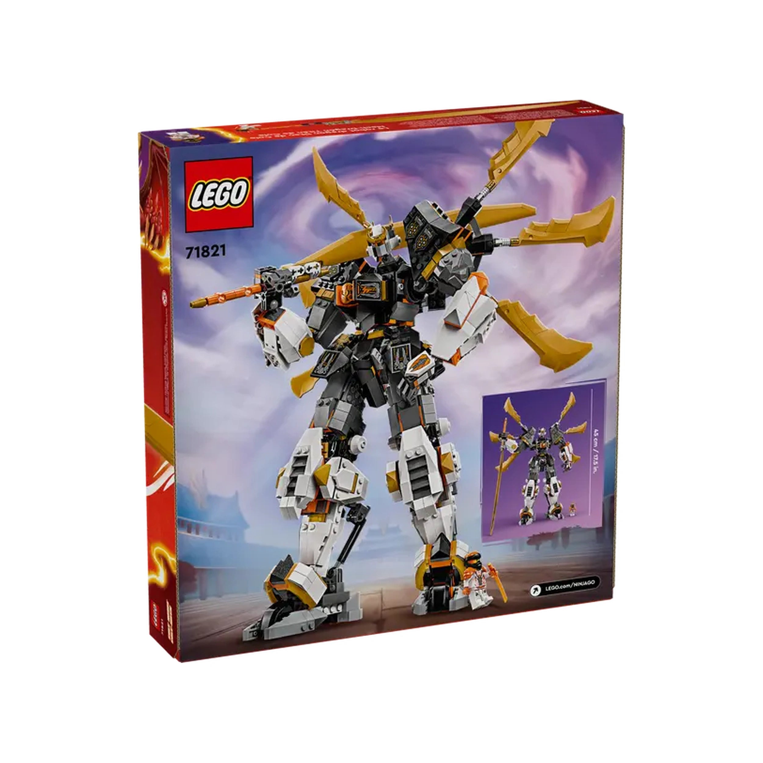 Lego - Ninjago - Mech del Dragón Titán de Cole - Juguetes de Construcción