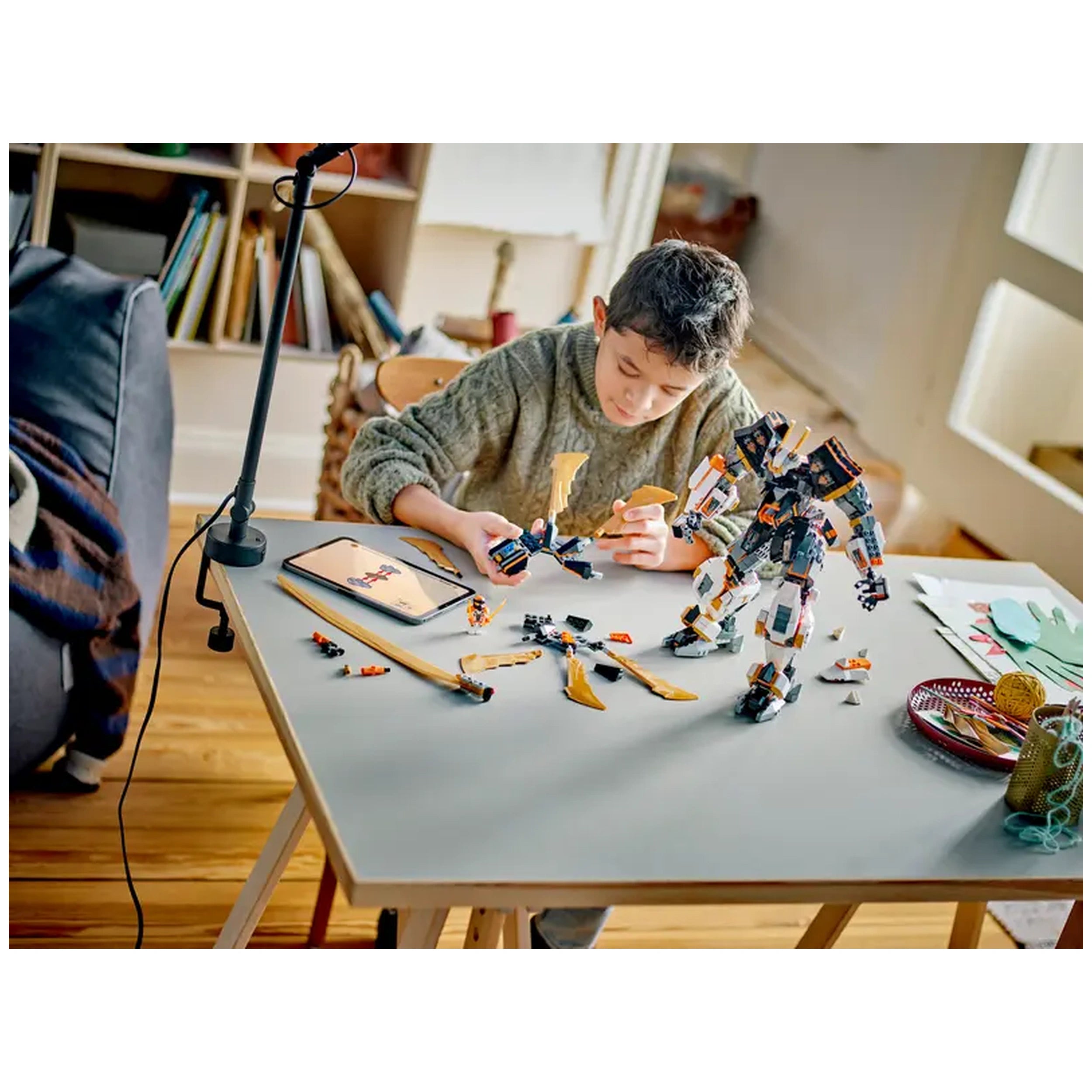 Lego - Ninjago - Mech del Dragón Titán de Cole - Juguetes de Construcción