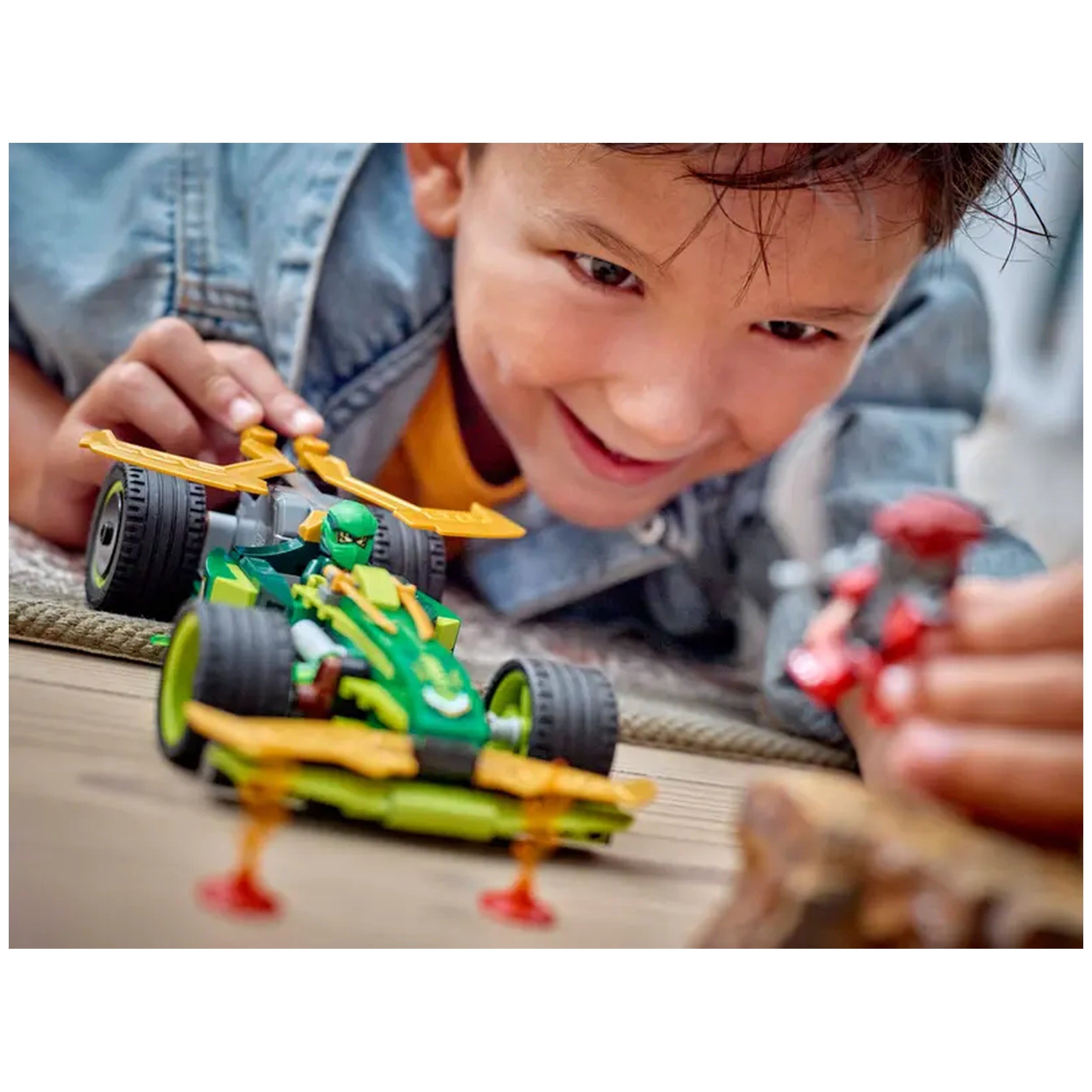 Lego - Ninjago - Lloyd's Pull-Back Race Car - Construction Set Toys